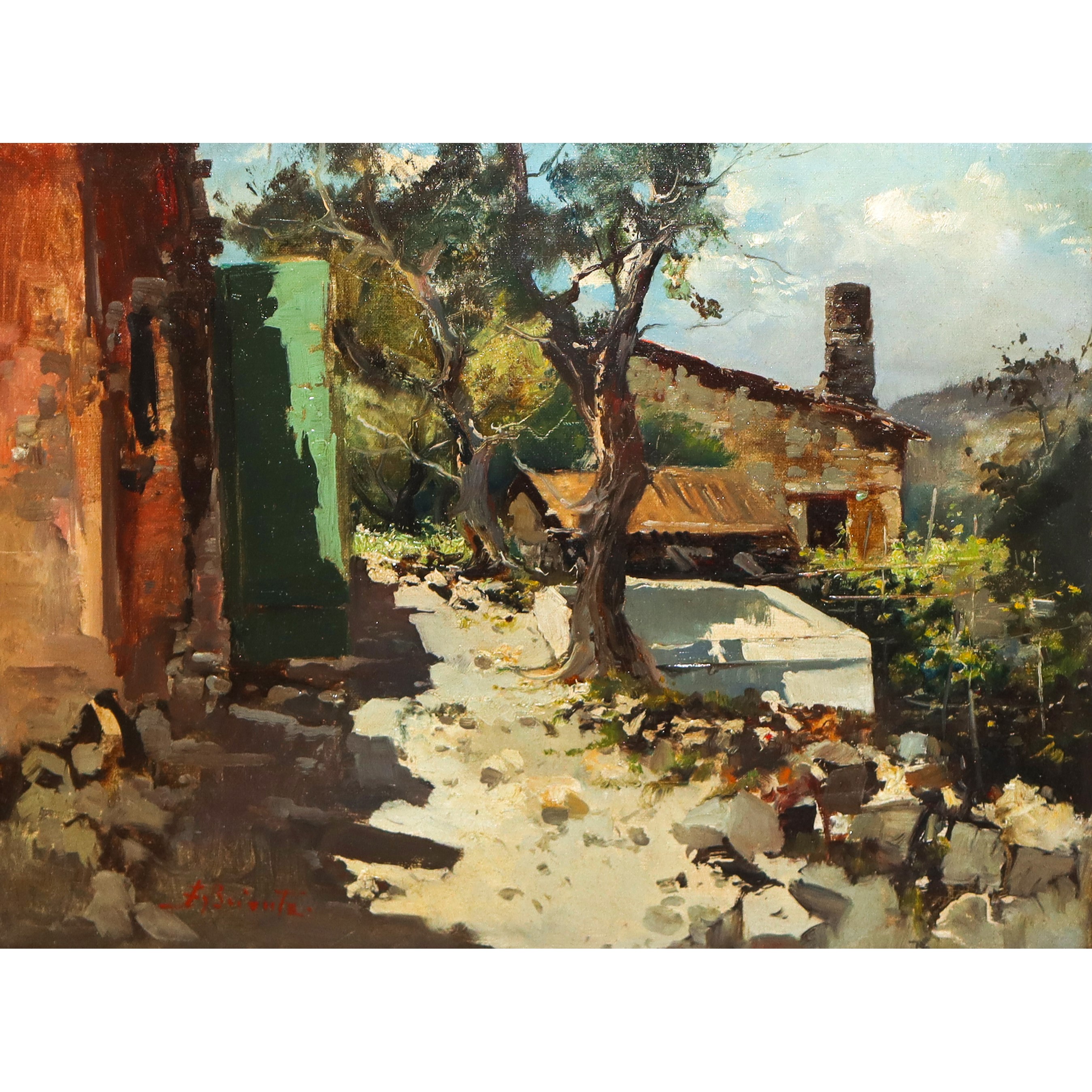 Ezelino Briante - Paesaggio Campestre