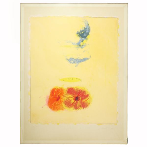 Piero Guccione - Hibiscus for Edward Munch