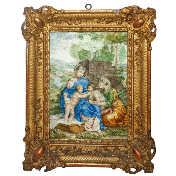 Raffaello  Sanzio - Madonna con Bambino con Santa Elisabetta e San Giovannino