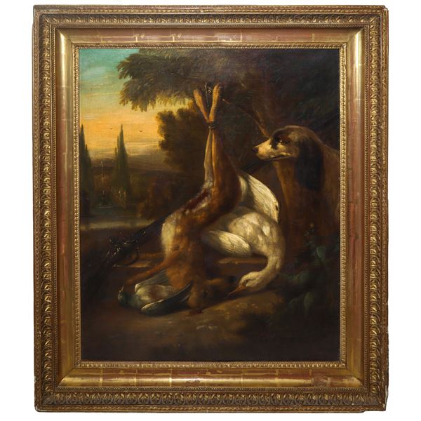 Natura morta con cacciagione