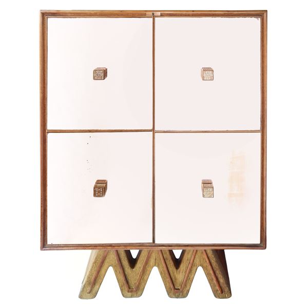 Osvaldo Borsani - Variation of the &quot;5142&quot; bar cabinet by Osvaldo Borsani for Borsani Furniture, Art Deco