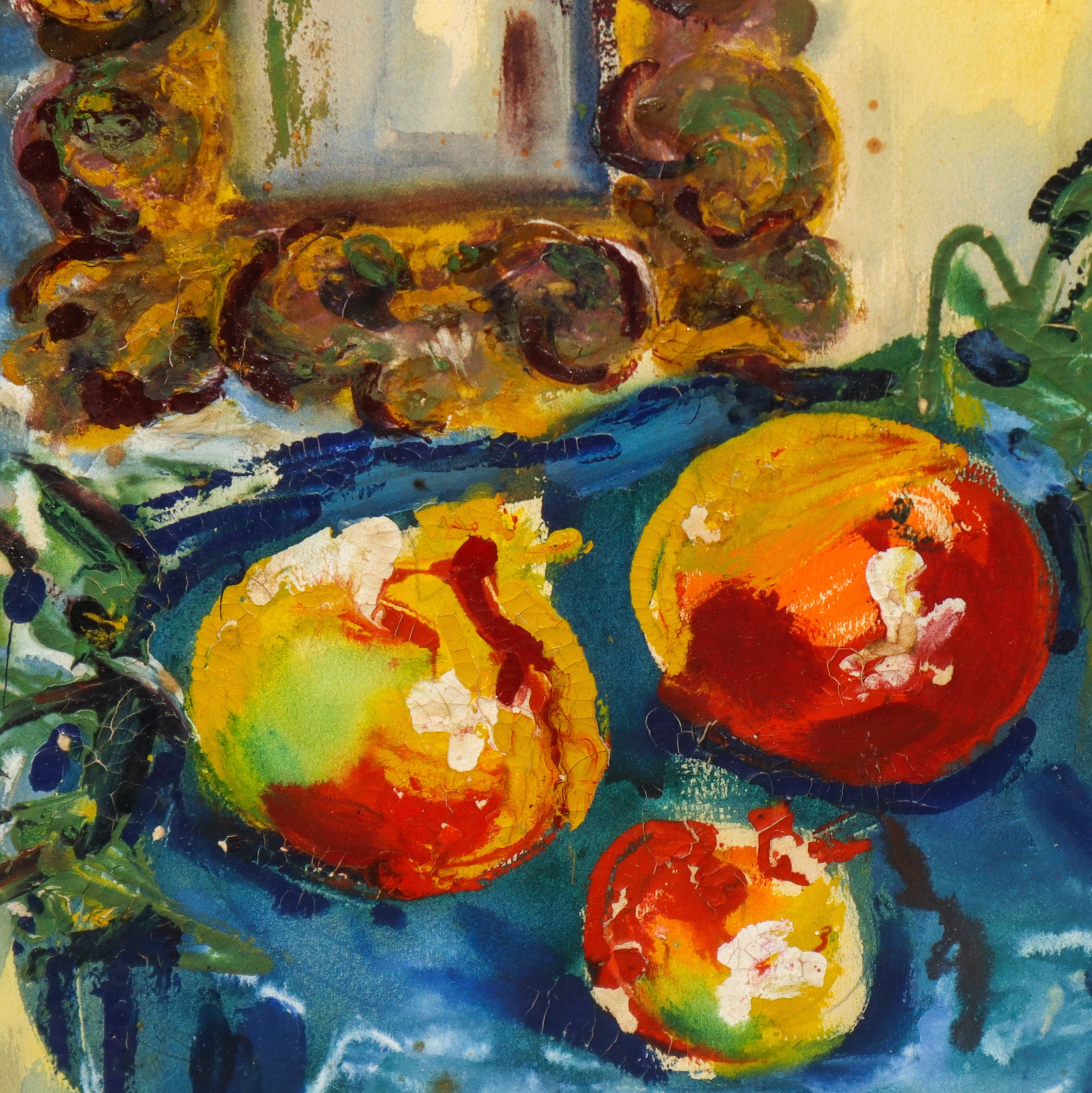 Natura morta di frutti con specchio