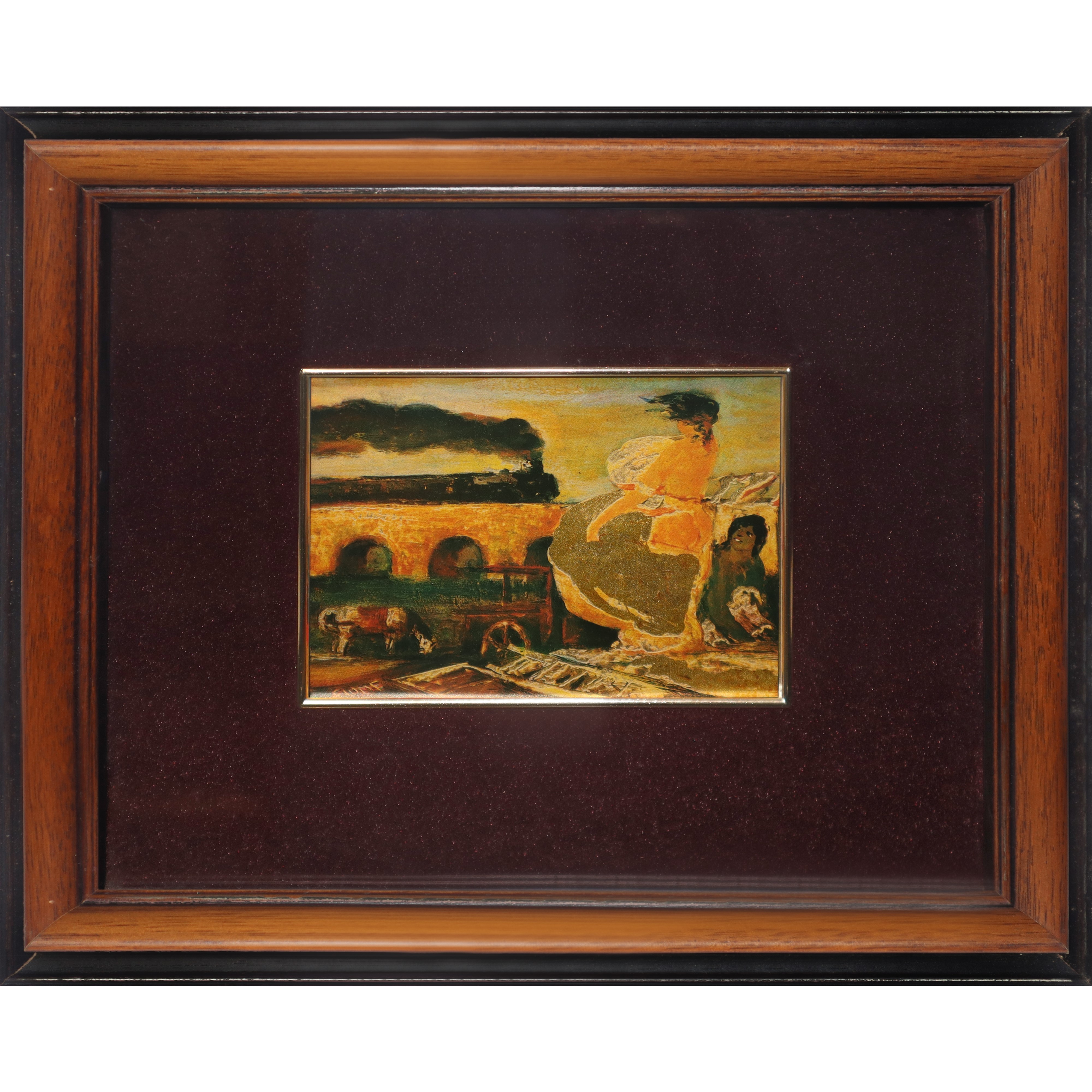 Salvatore Fiume - Trittico di Litografie di Viaggio con Mezzi di Trasporto
