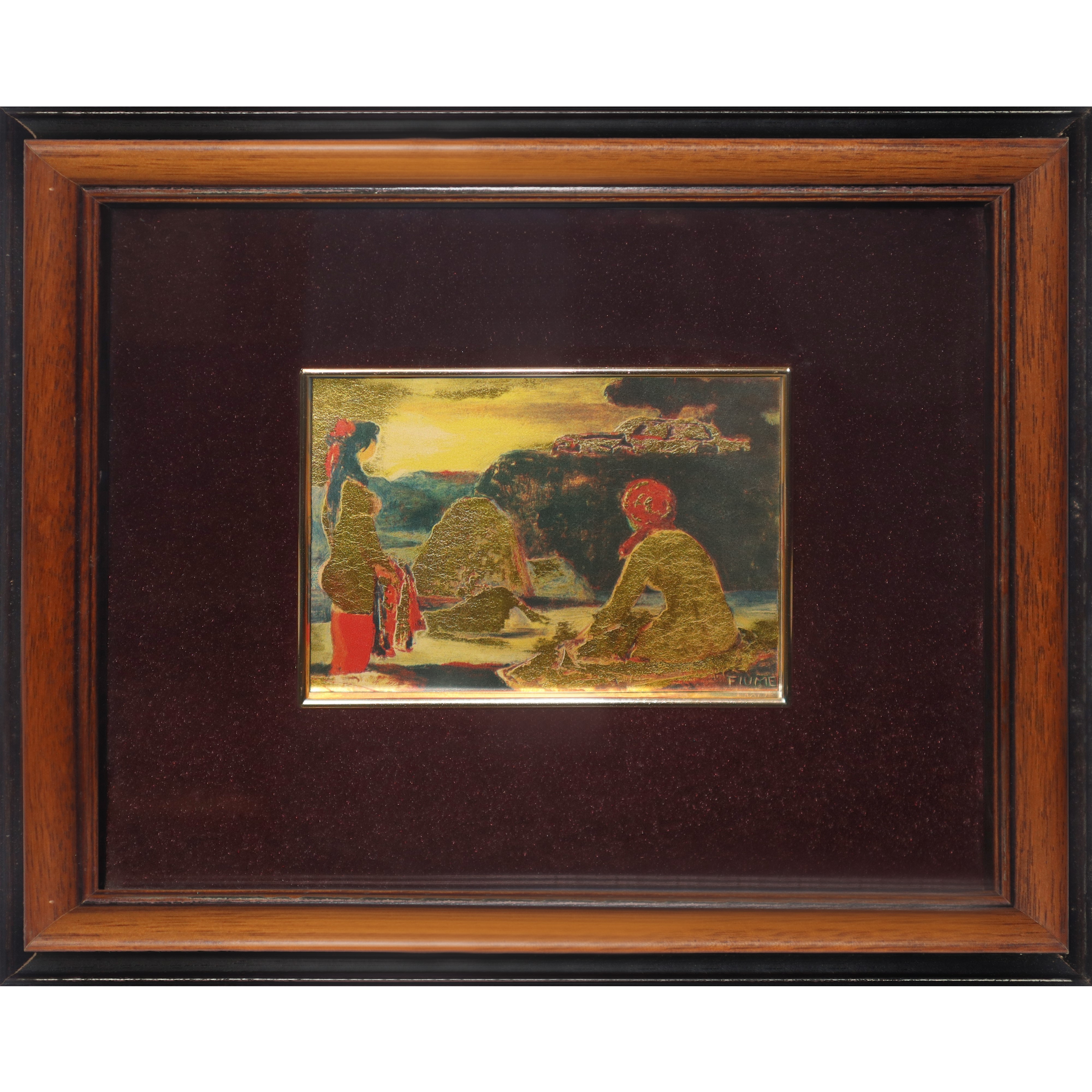 Salvatore Fiume - Trittico di Litografie di Viaggio con Mezzi di Trasporto