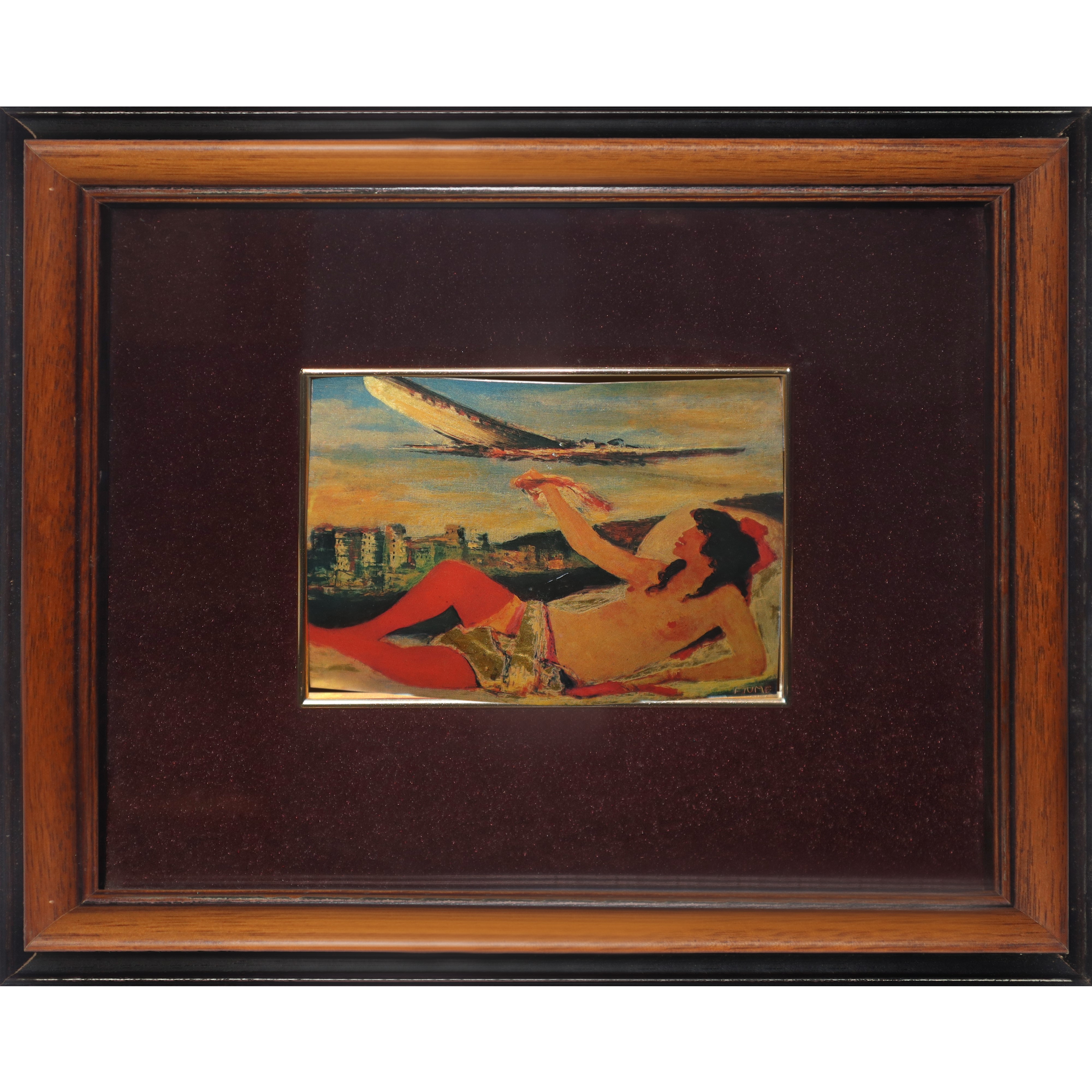 Salvatore Fiume - Trittico di Litografie di Viaggio con Mezzi di Trasporto