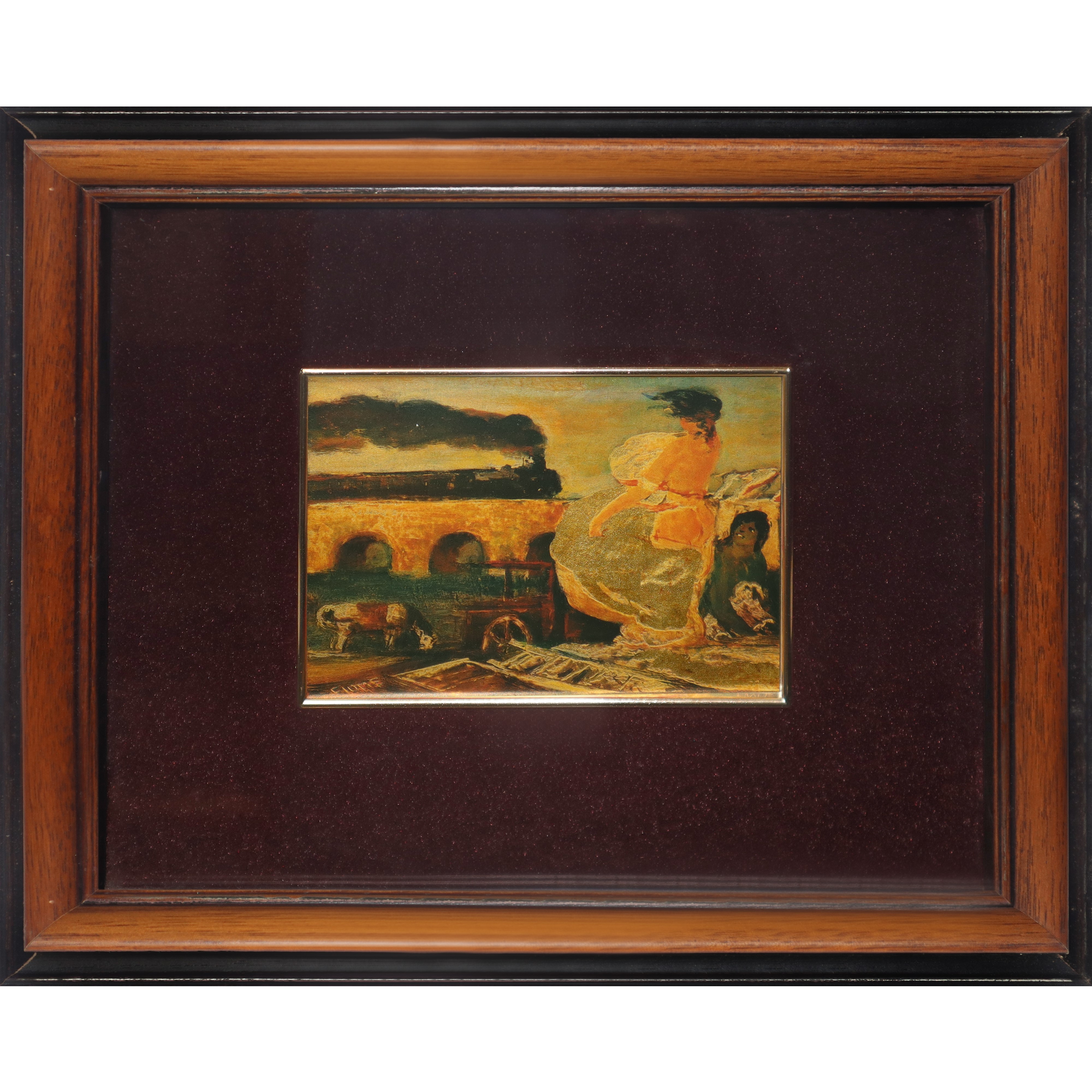 Salvatore Fiume - Trittico di Litografie di Viaggio con Mezzi di Trasporto