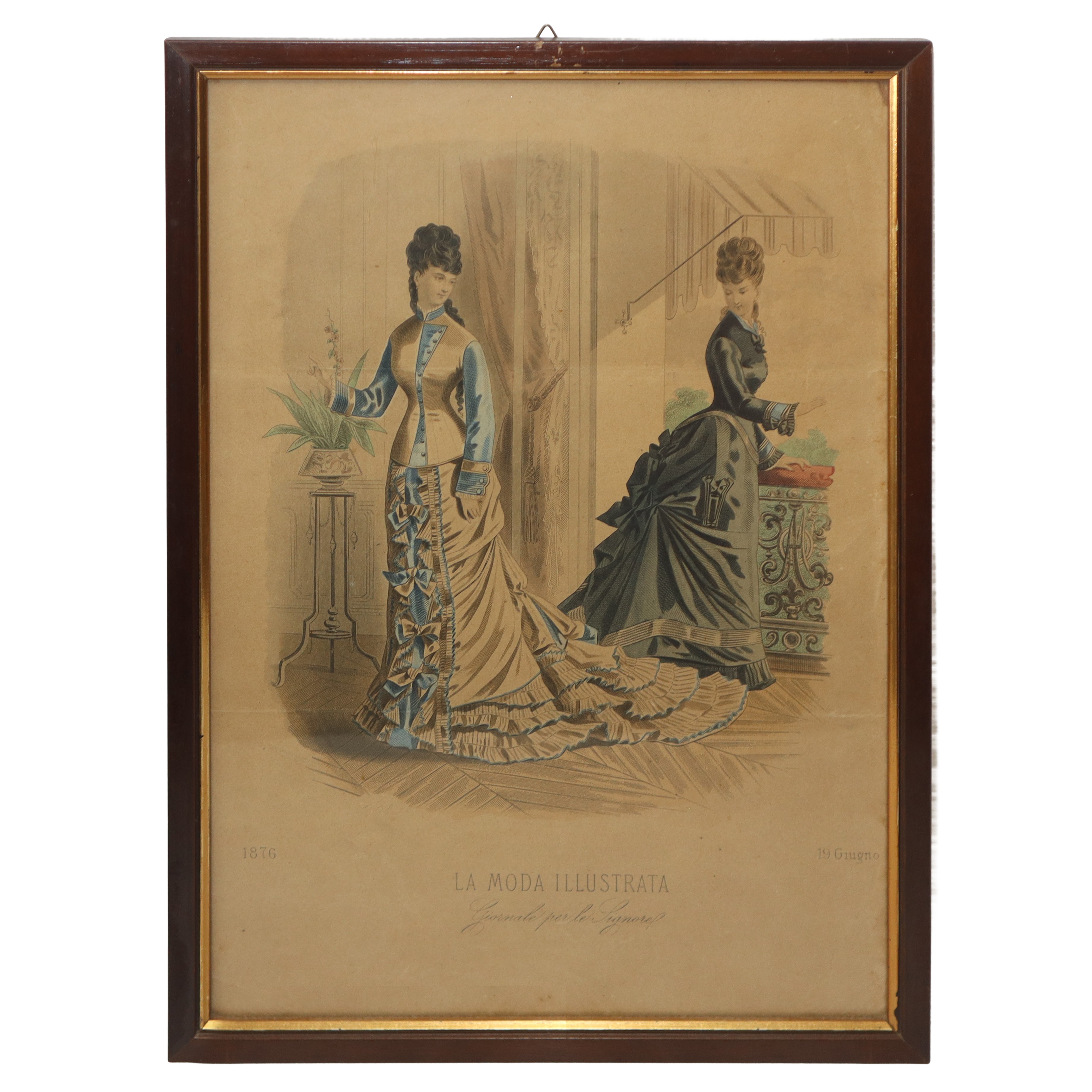 N°5 Stampe policrome "La moda illustrata"