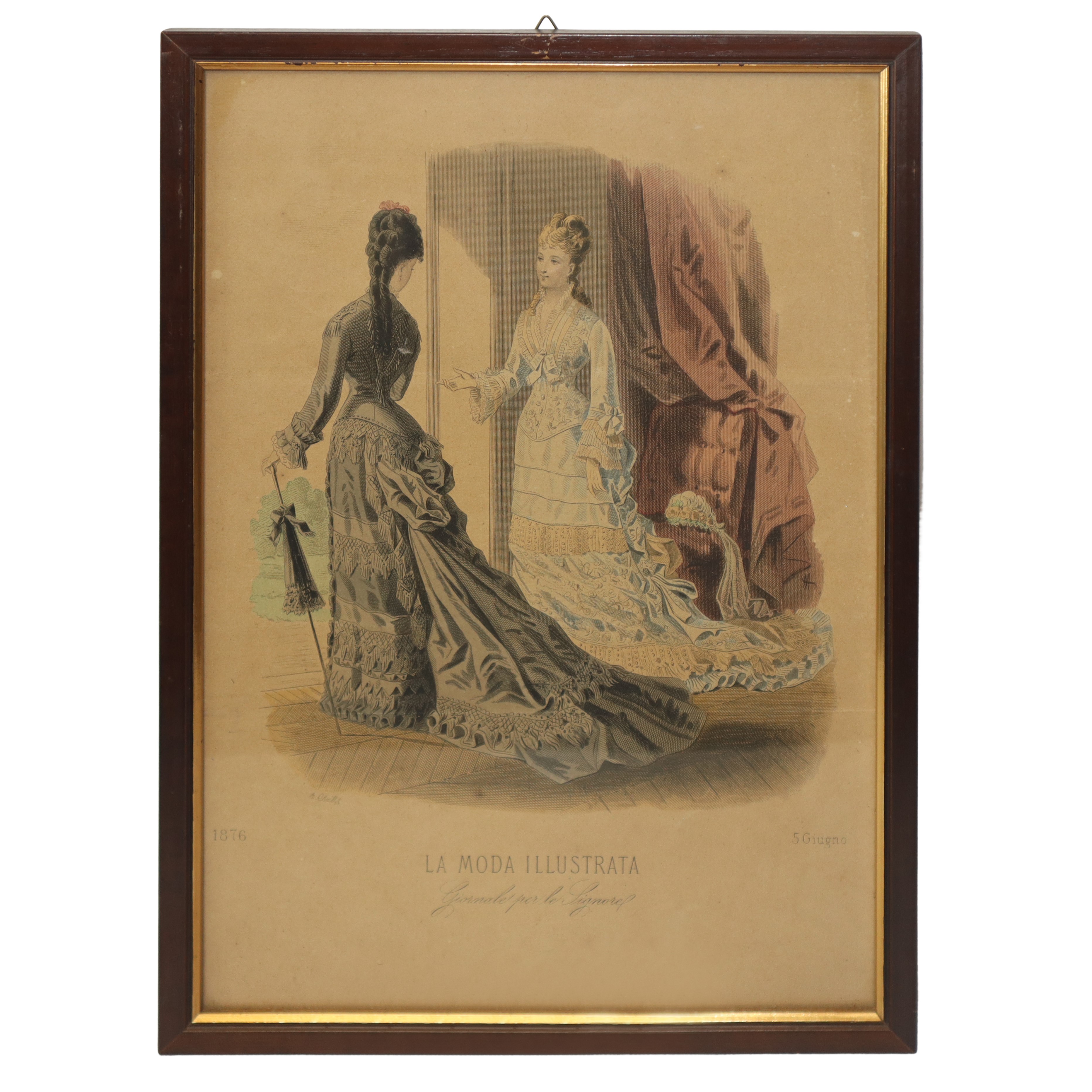 N°5 Stampe policrome "La moda illustrata"