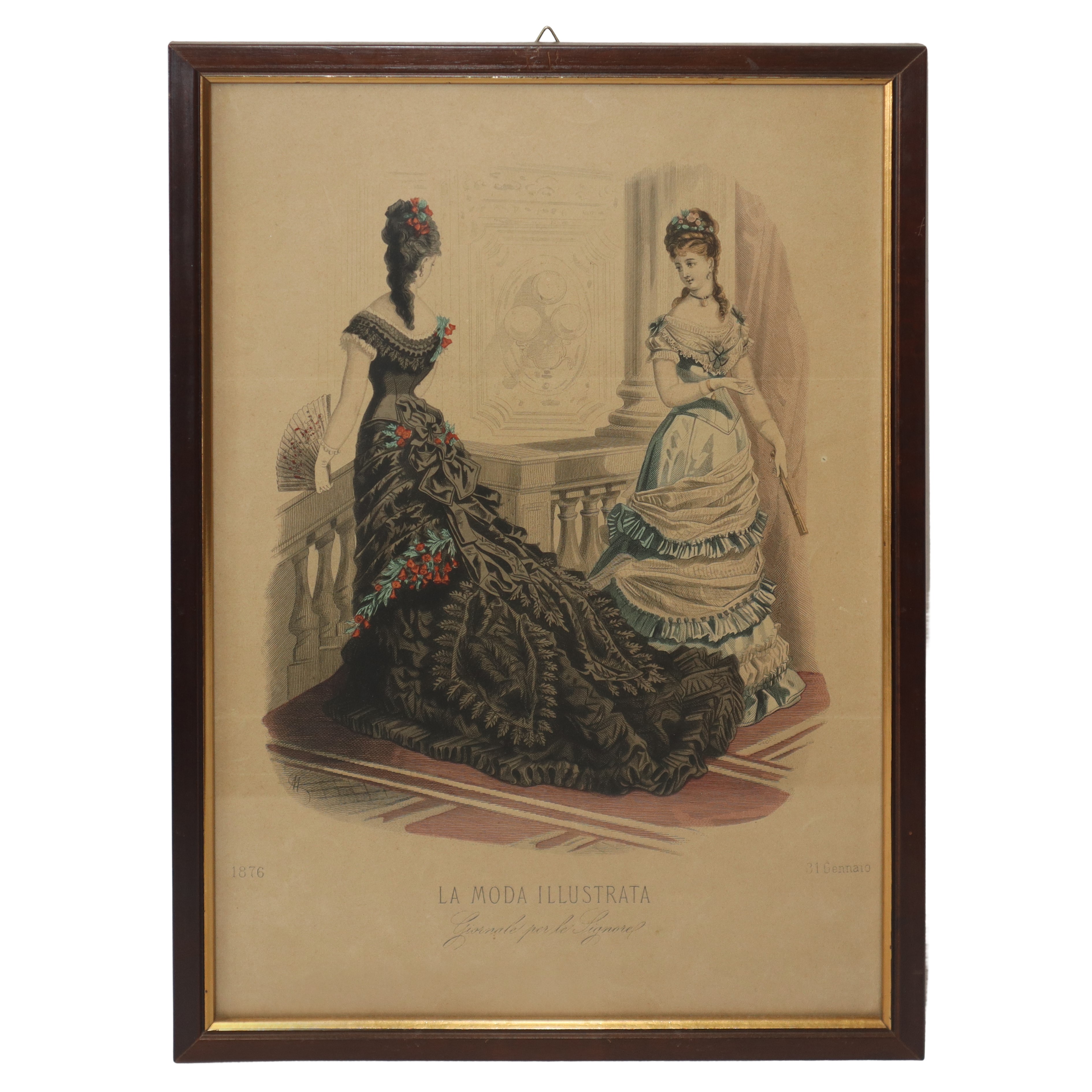 N°5 Stampe policrome "La moda illustrata"