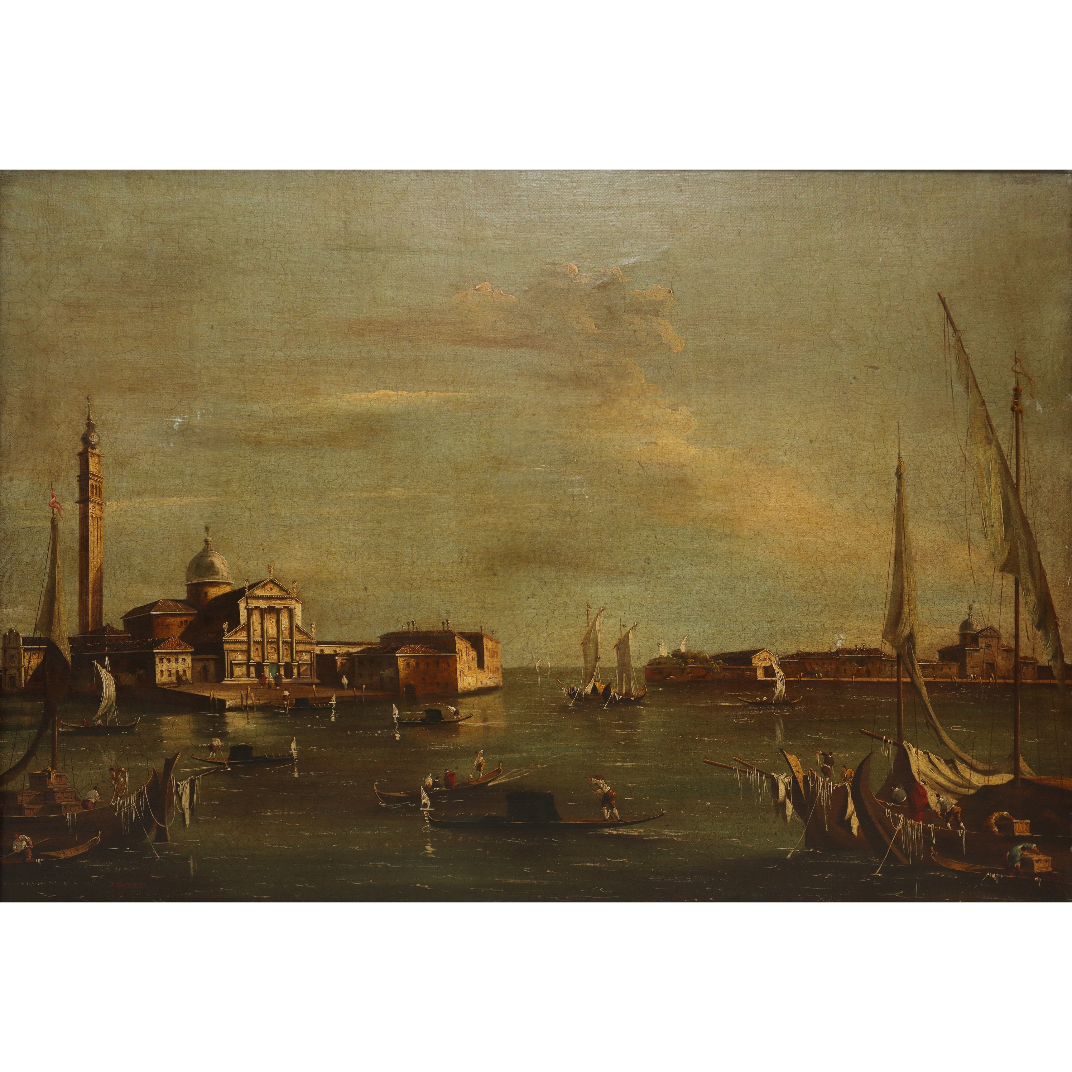 L'isola di San Giorgio Maggiore con la punta della Giudecca, Venezia