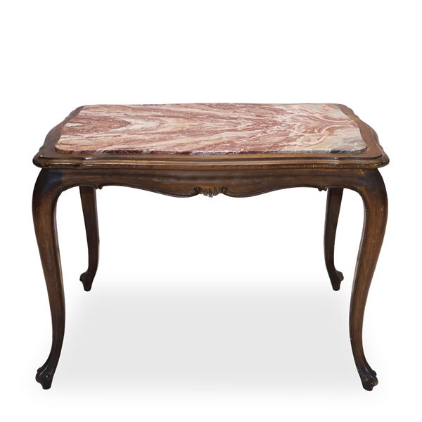 Small table with marble top
