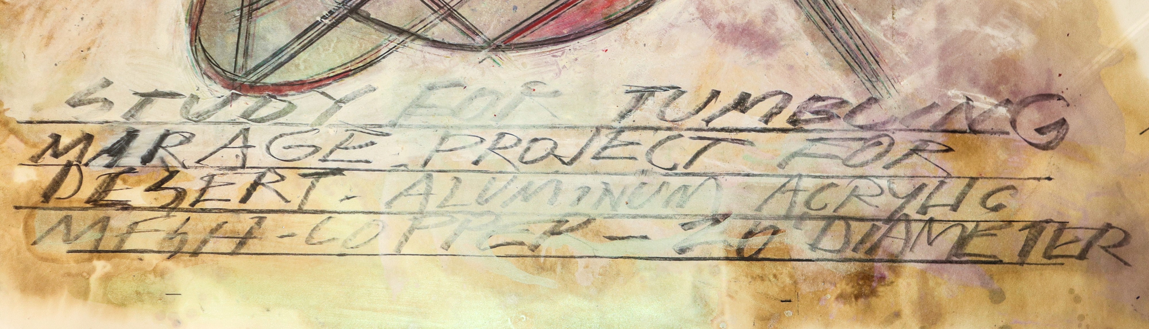 Study for tumbling, mirage project for desert