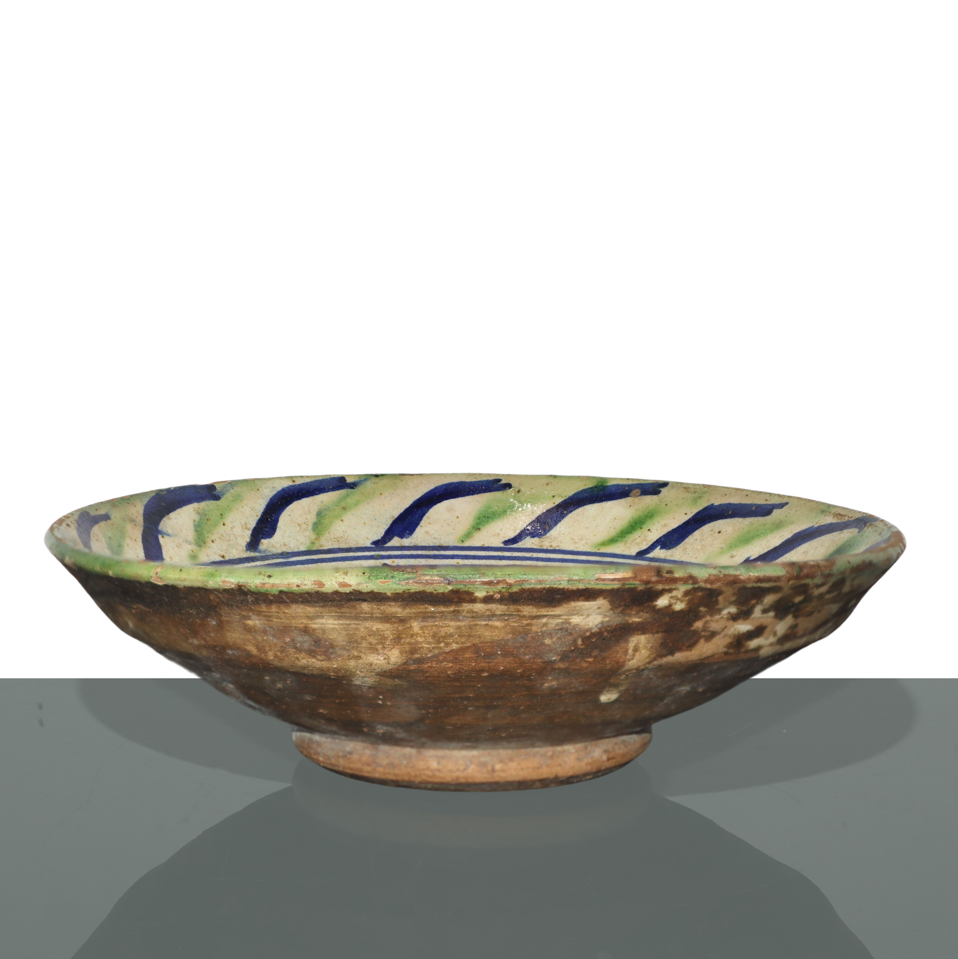 Piatto in maiolica policroma Seminara