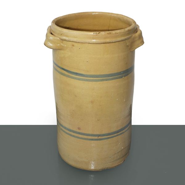 Saliera in maiolica di Caltagirone