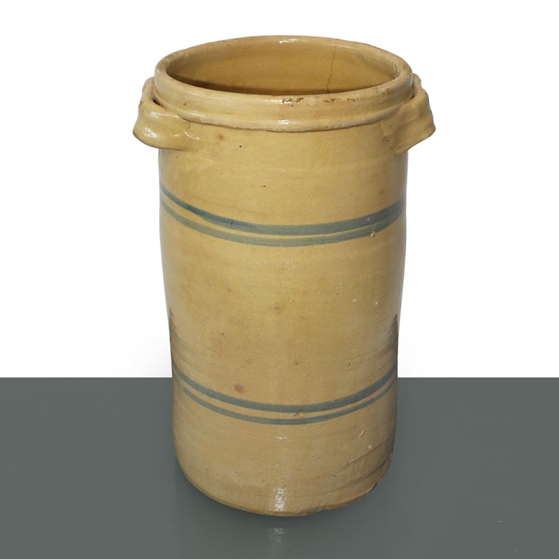 Saliera in maiolica di Caltagirone