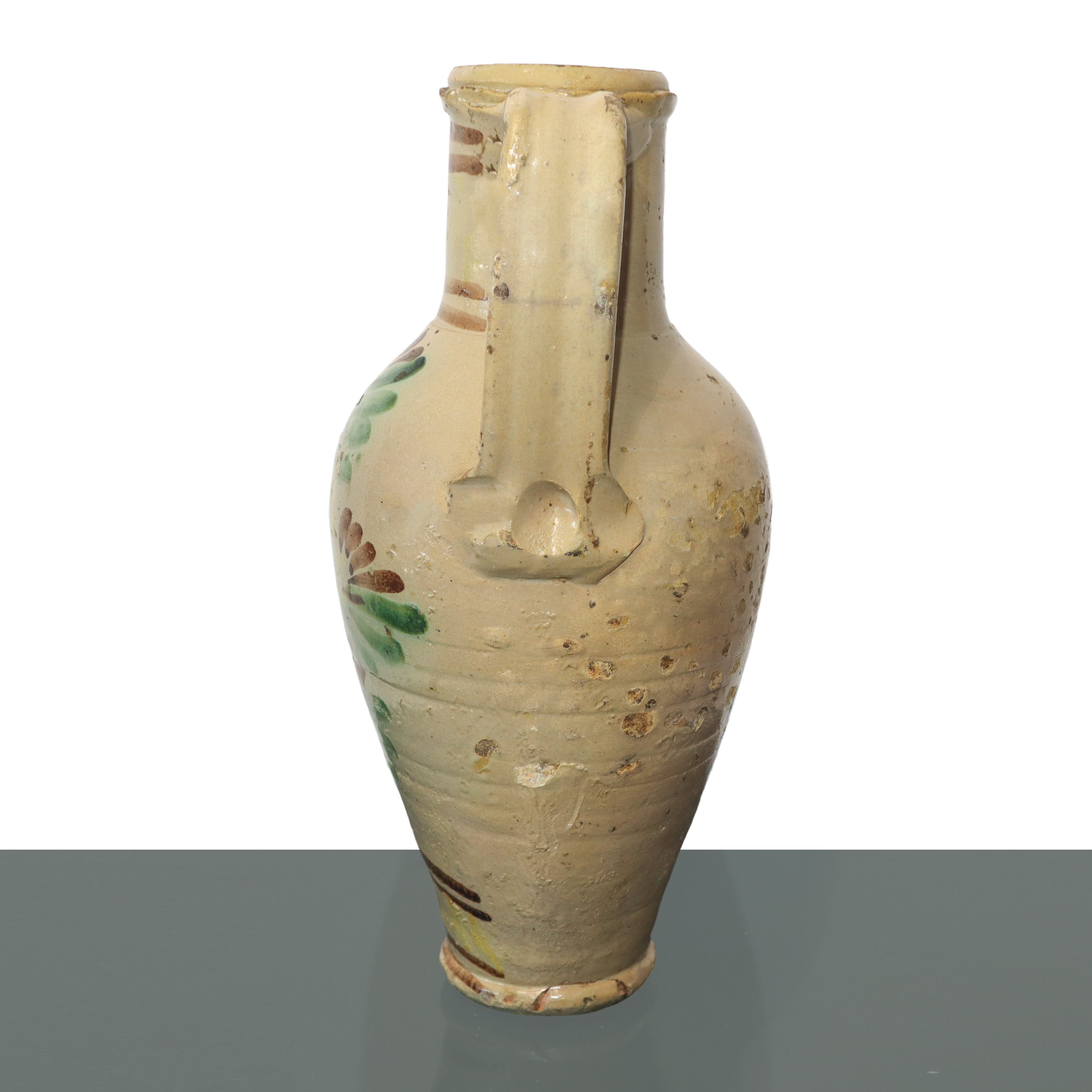 Quartara in maiolica di Caltagirone policroma