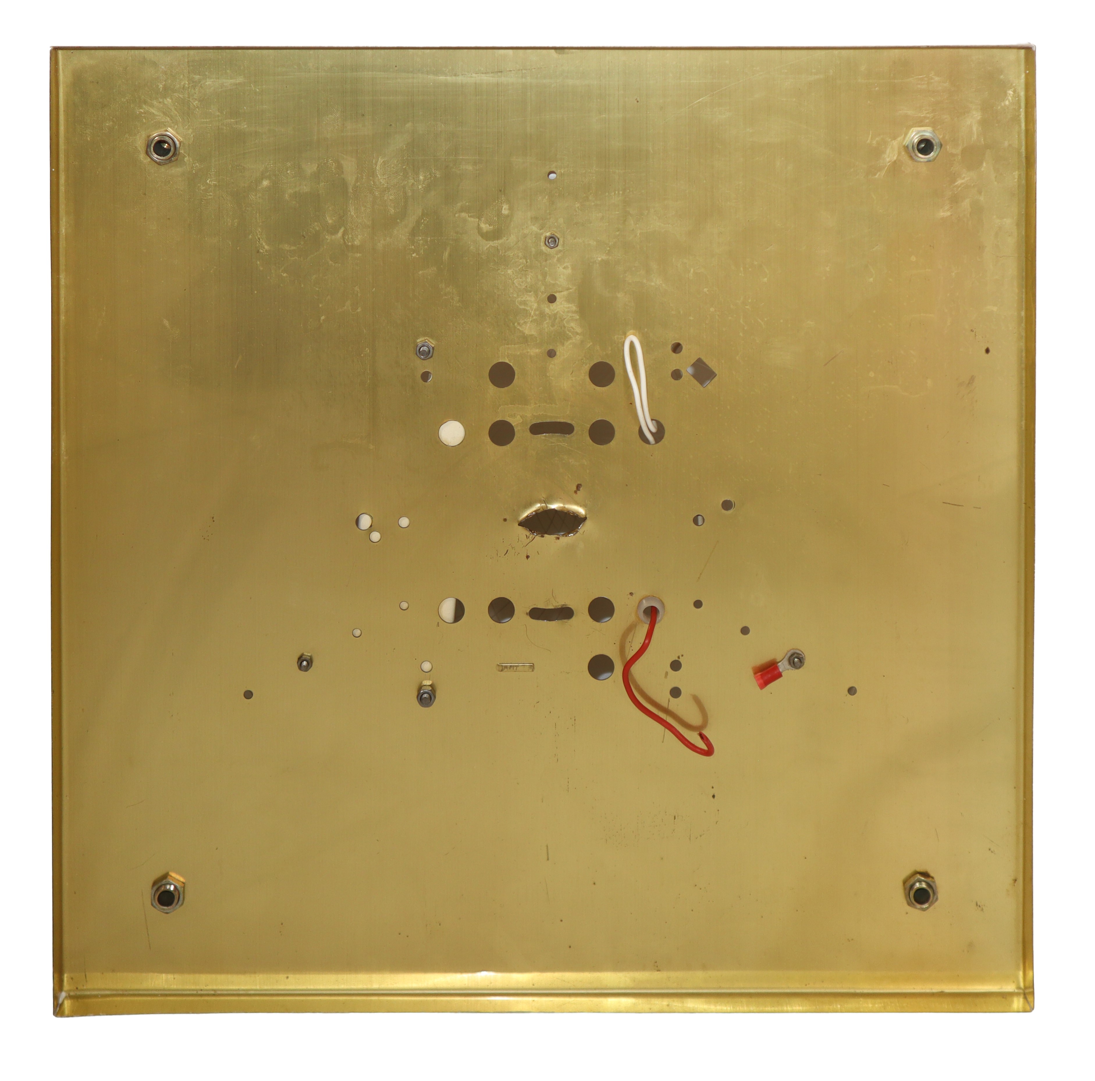 Coppia di plafoniere bianche con decori dorati