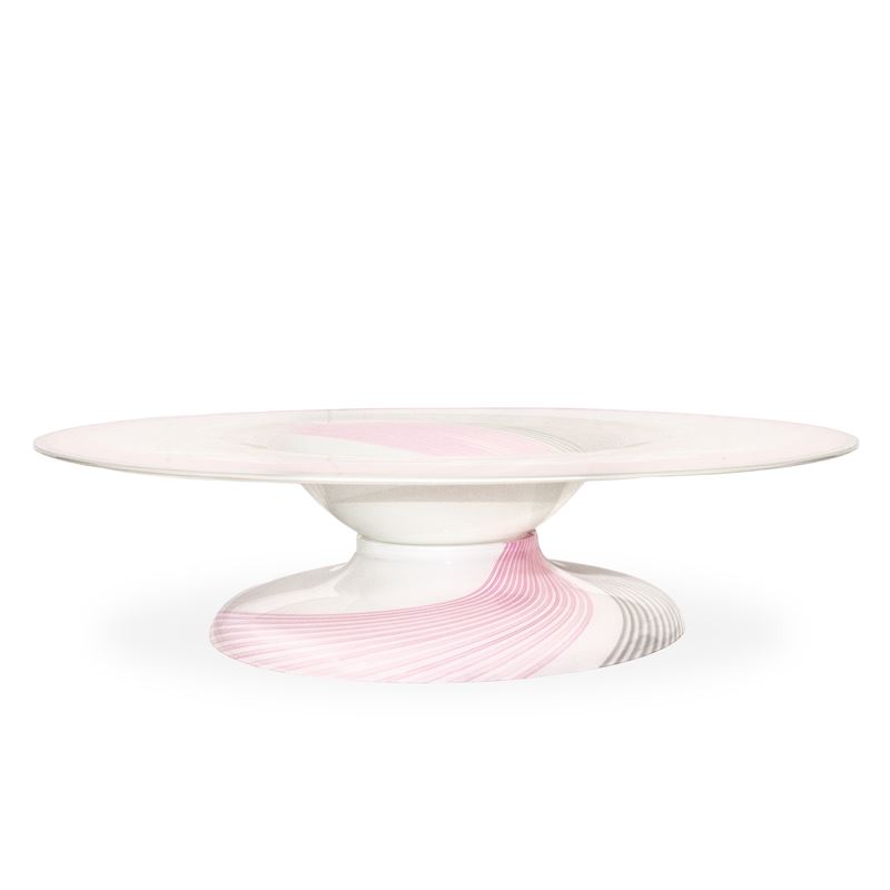 Grande Centrotavola nei toni del bianco e rosa
