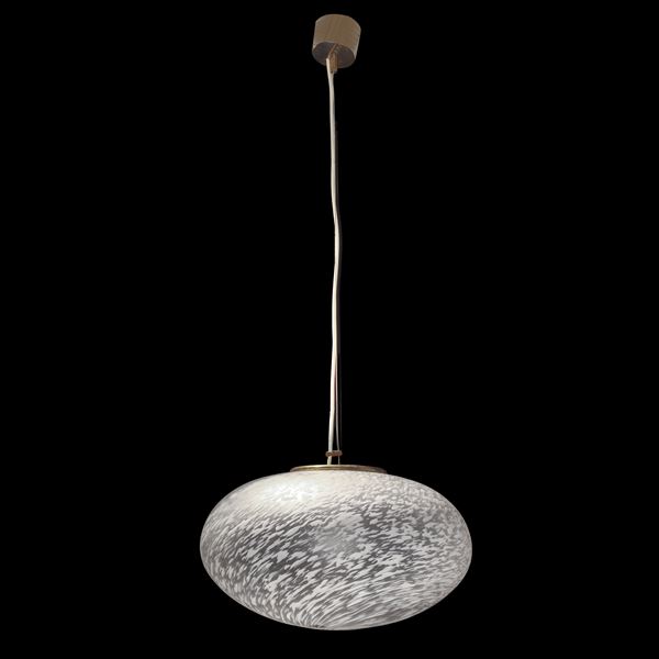 Lampadario globulare in vetro di Murano modello Giove 