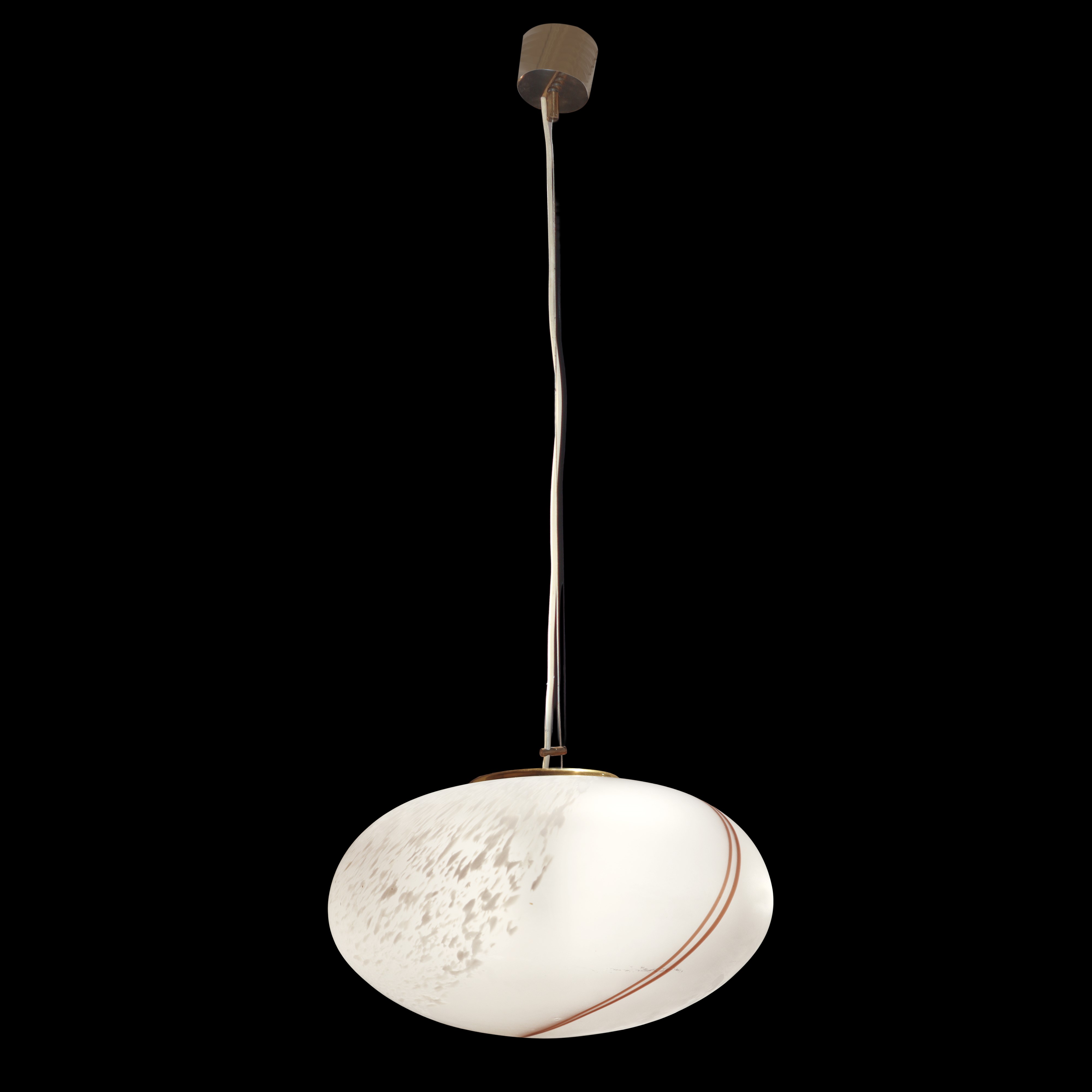 Lampadario globulare in vetro di Murano modello Giove