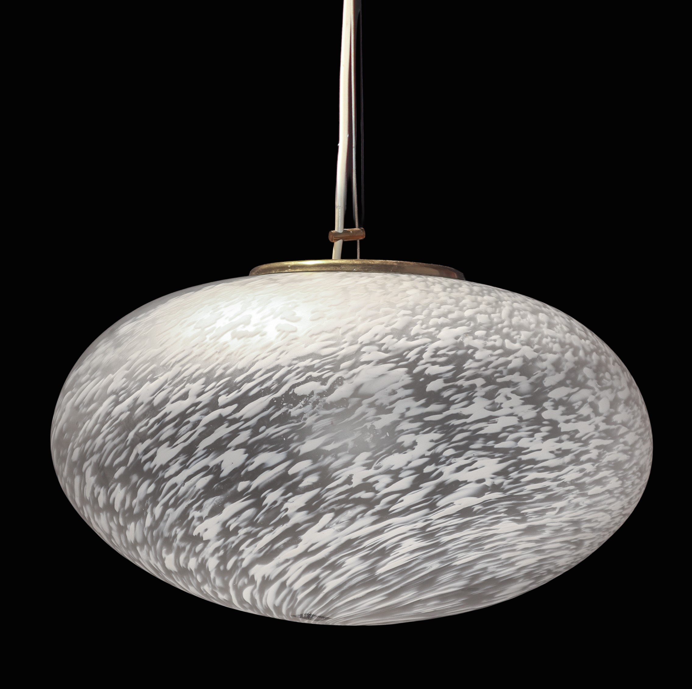 Lampadario globulare in vetro di Murano modello Giove