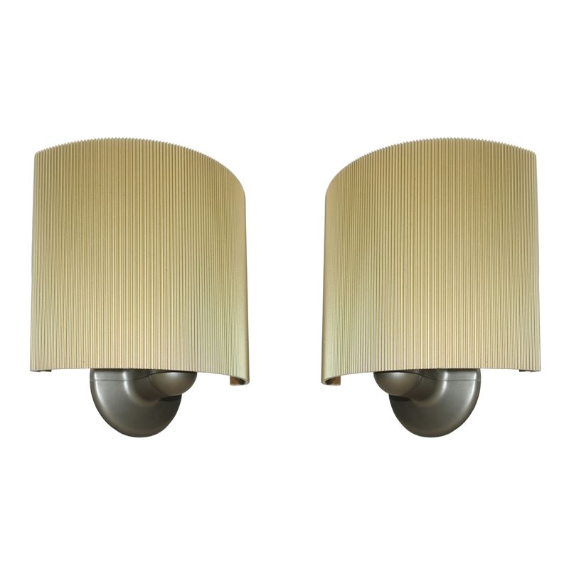 Coppia di appliques dorate modello Charlie