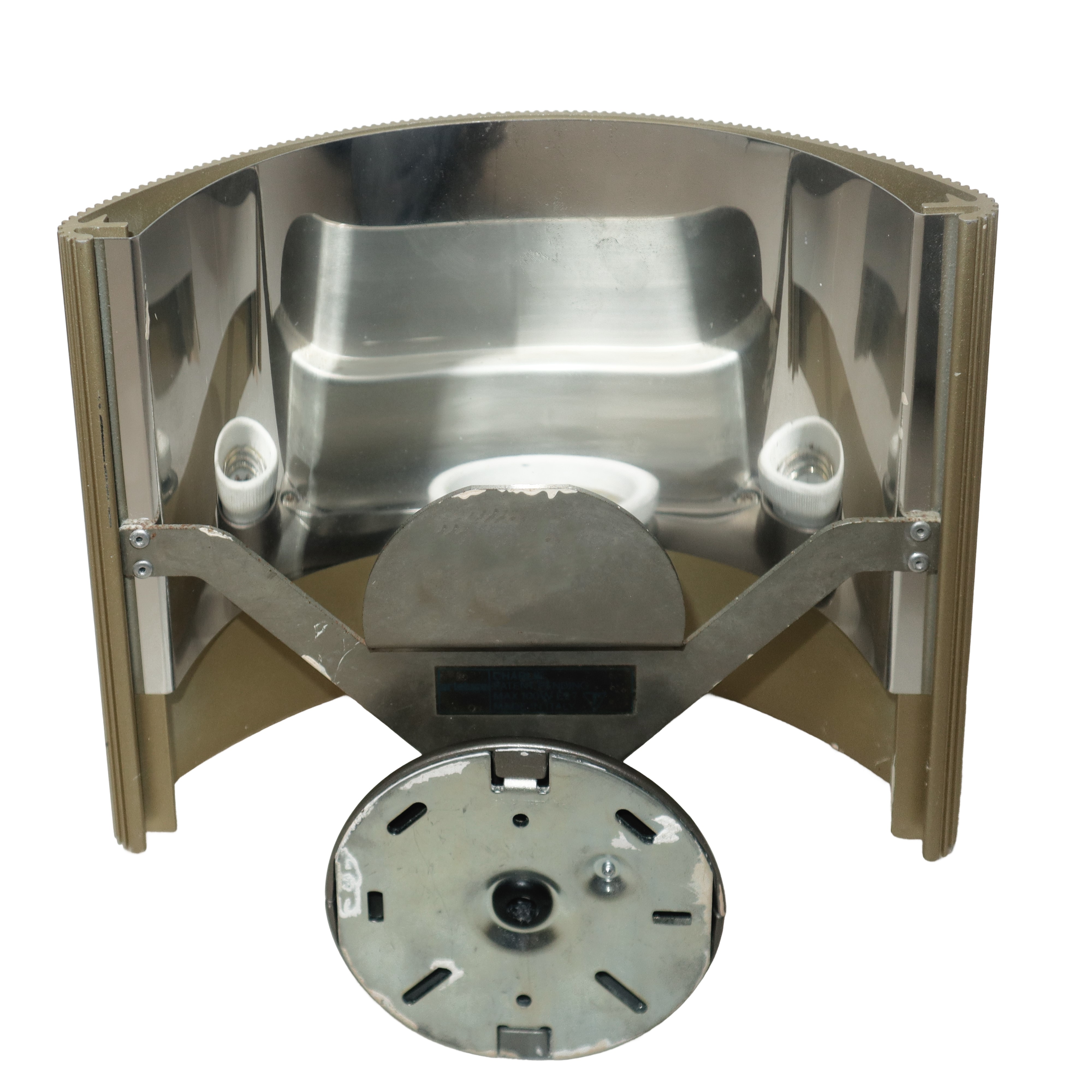 Coppia di appliques dorate modello Charlie