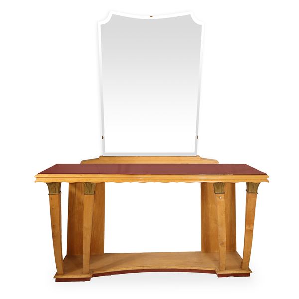 Console and mirror