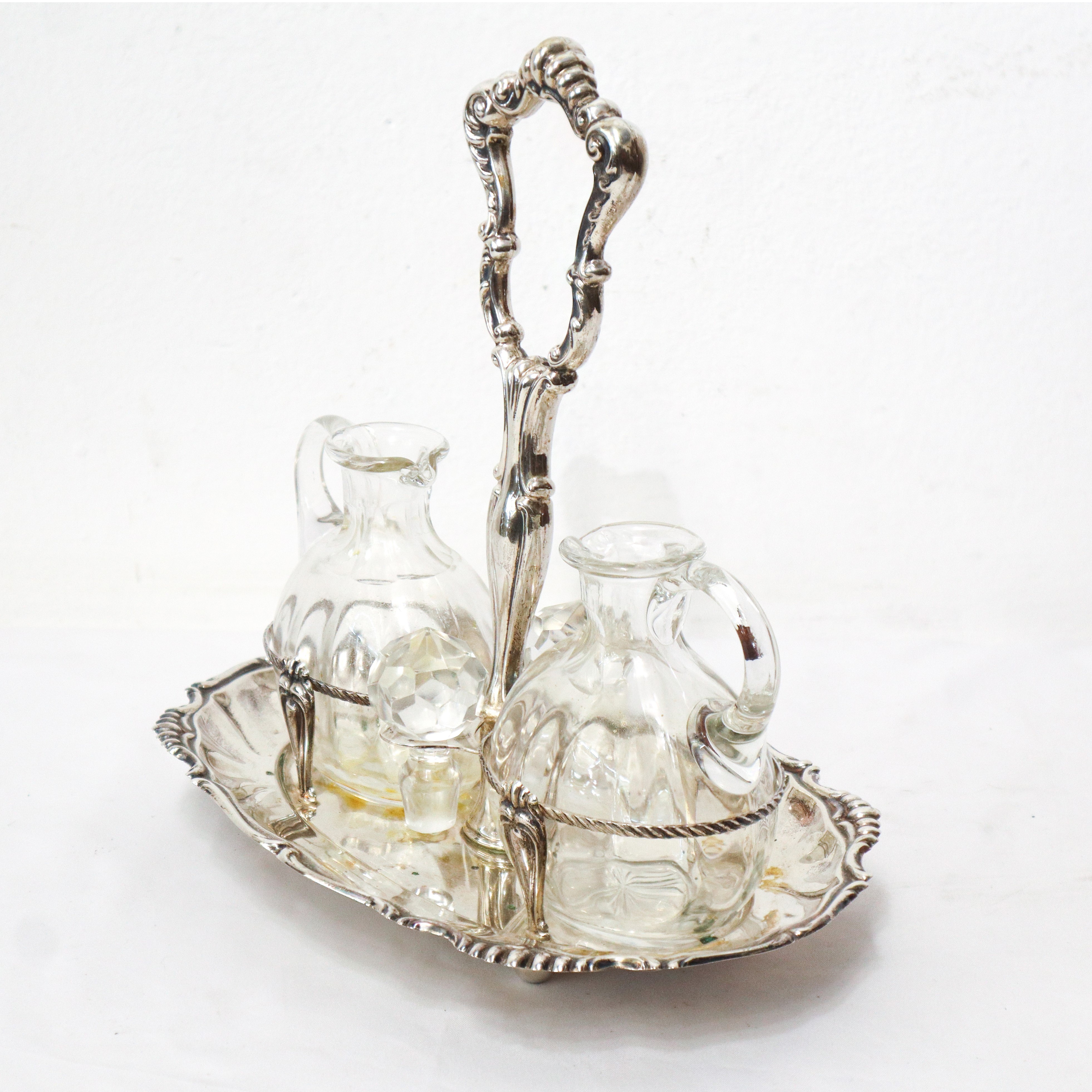 Oliera in argento 800