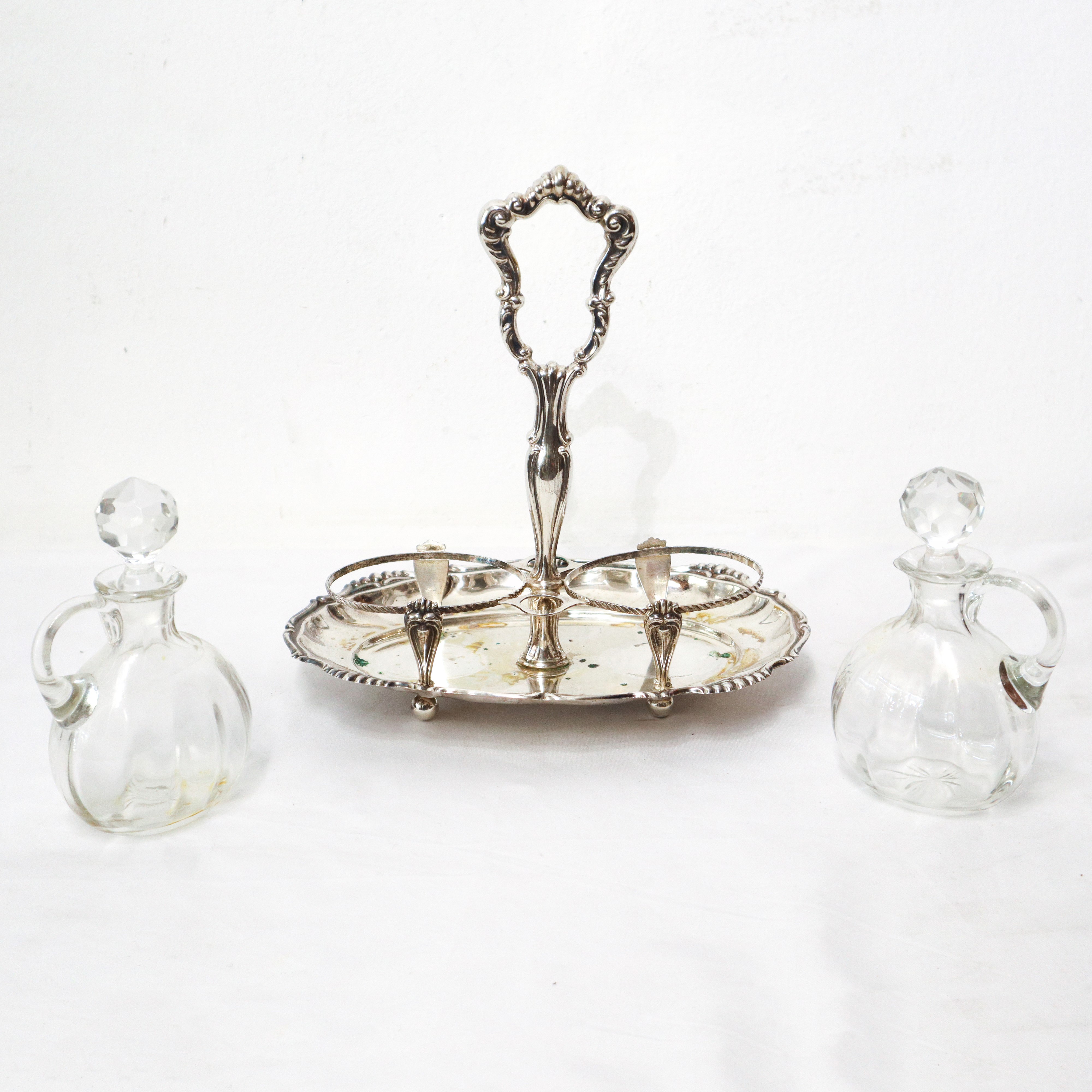 Oliera in argento 800