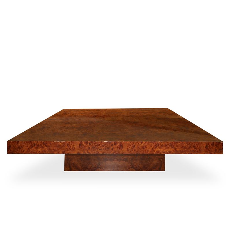 Tavolo da caffè in radica di legno