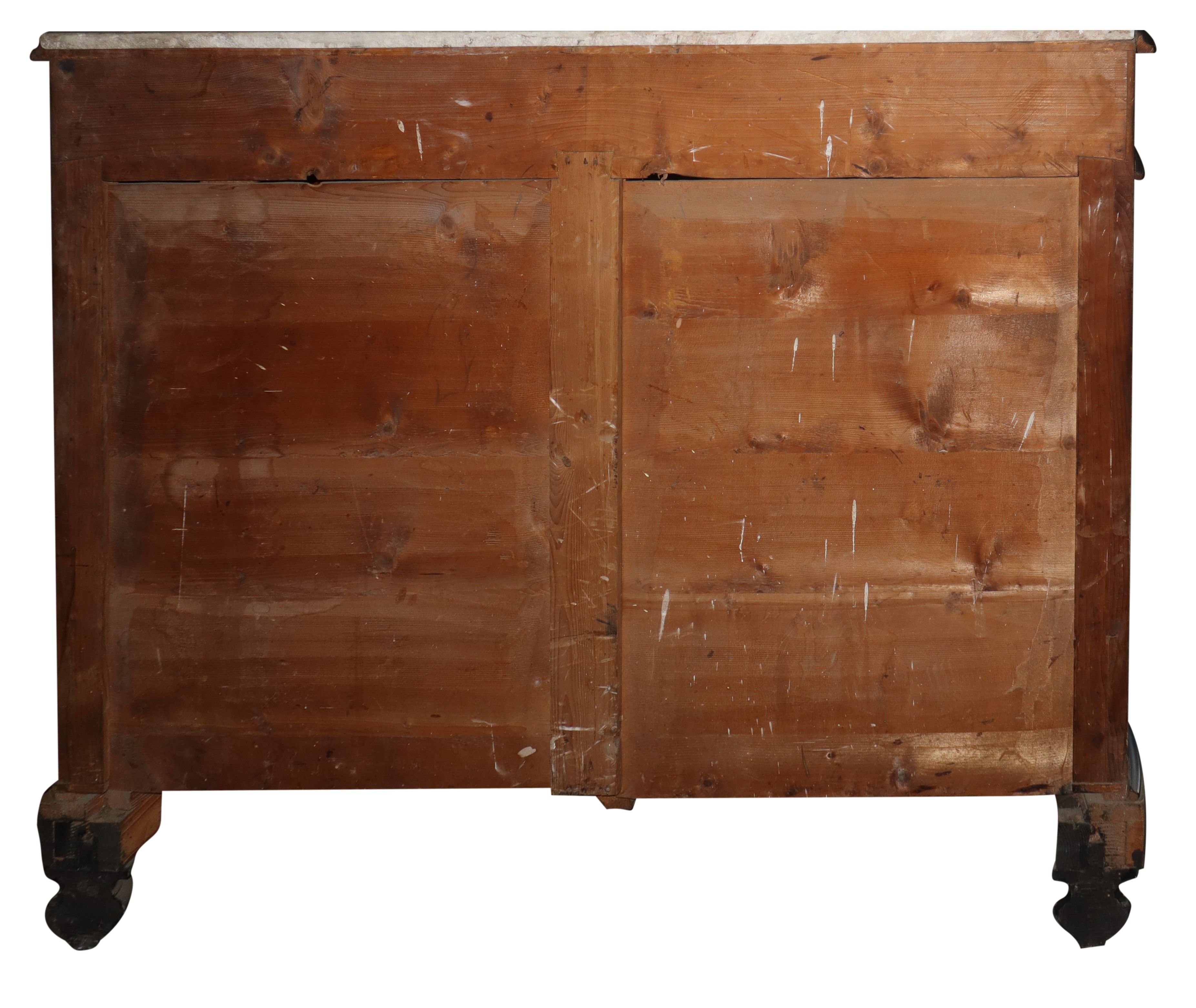 Credenza Bassa con Piano in Marmo