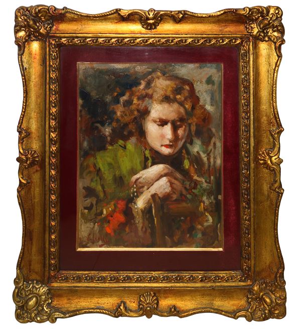 Vincenzo Irolli - Ritratto di donna