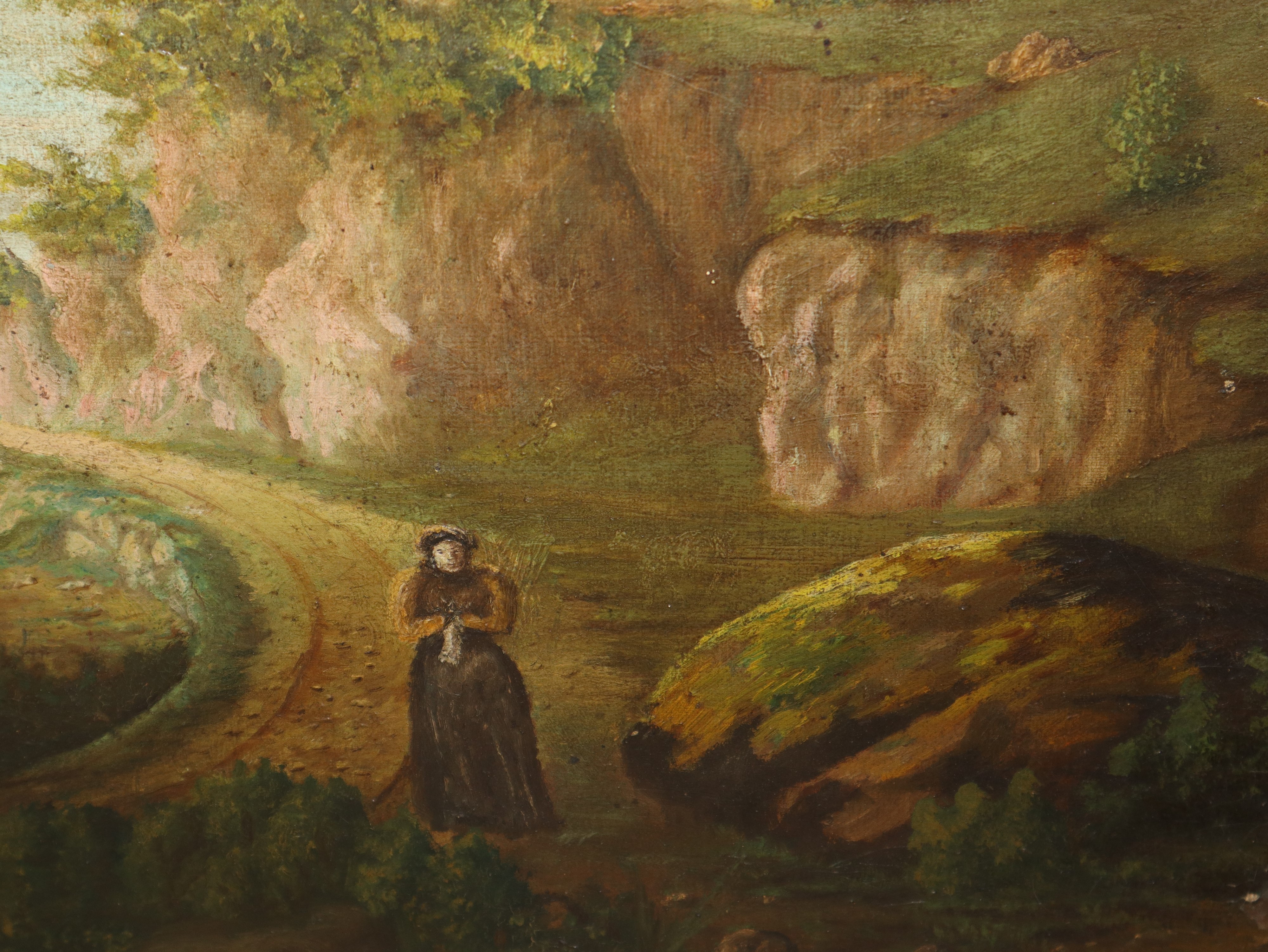 Paesaggio con castello