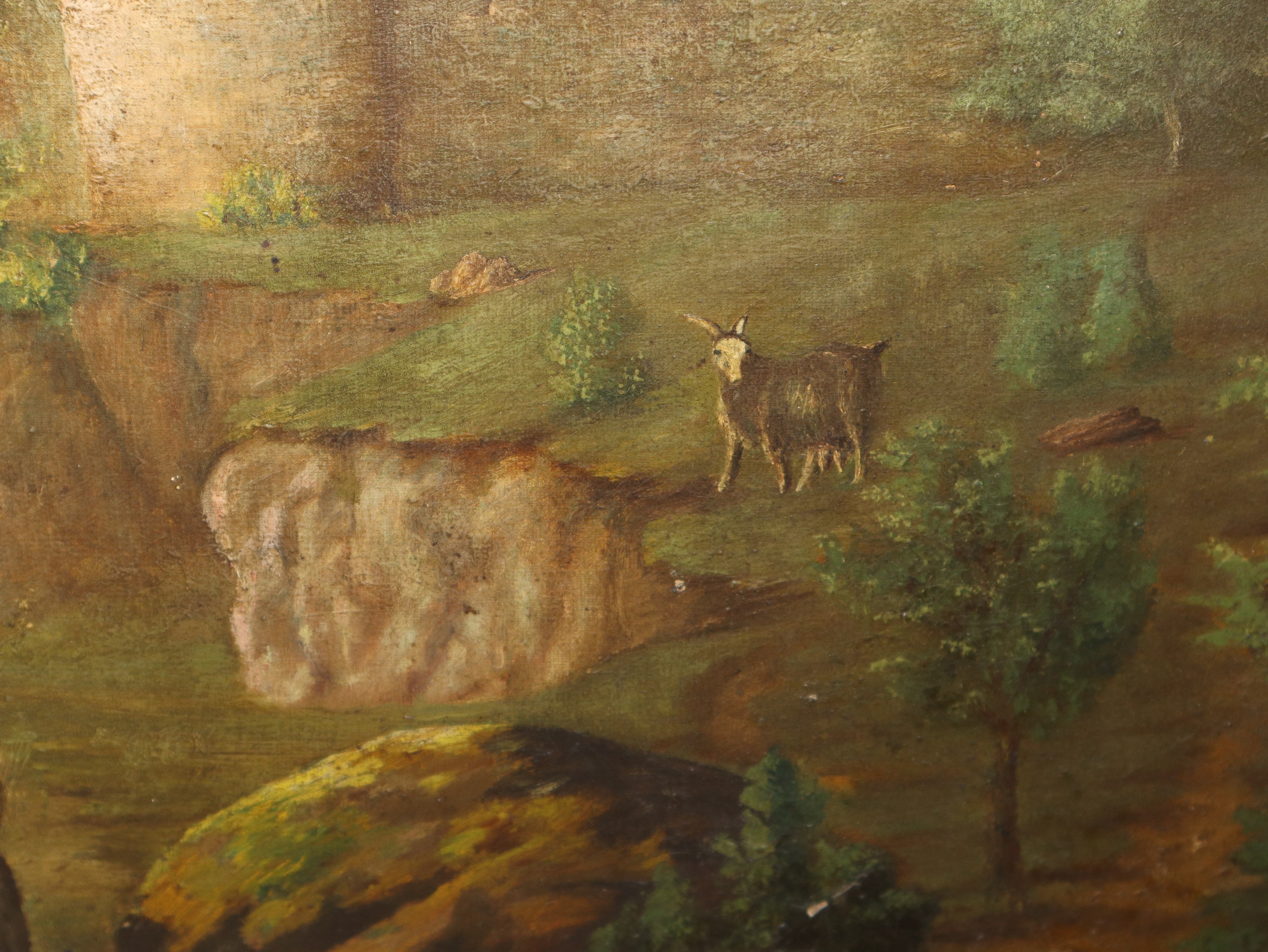 Paesaggio con castello