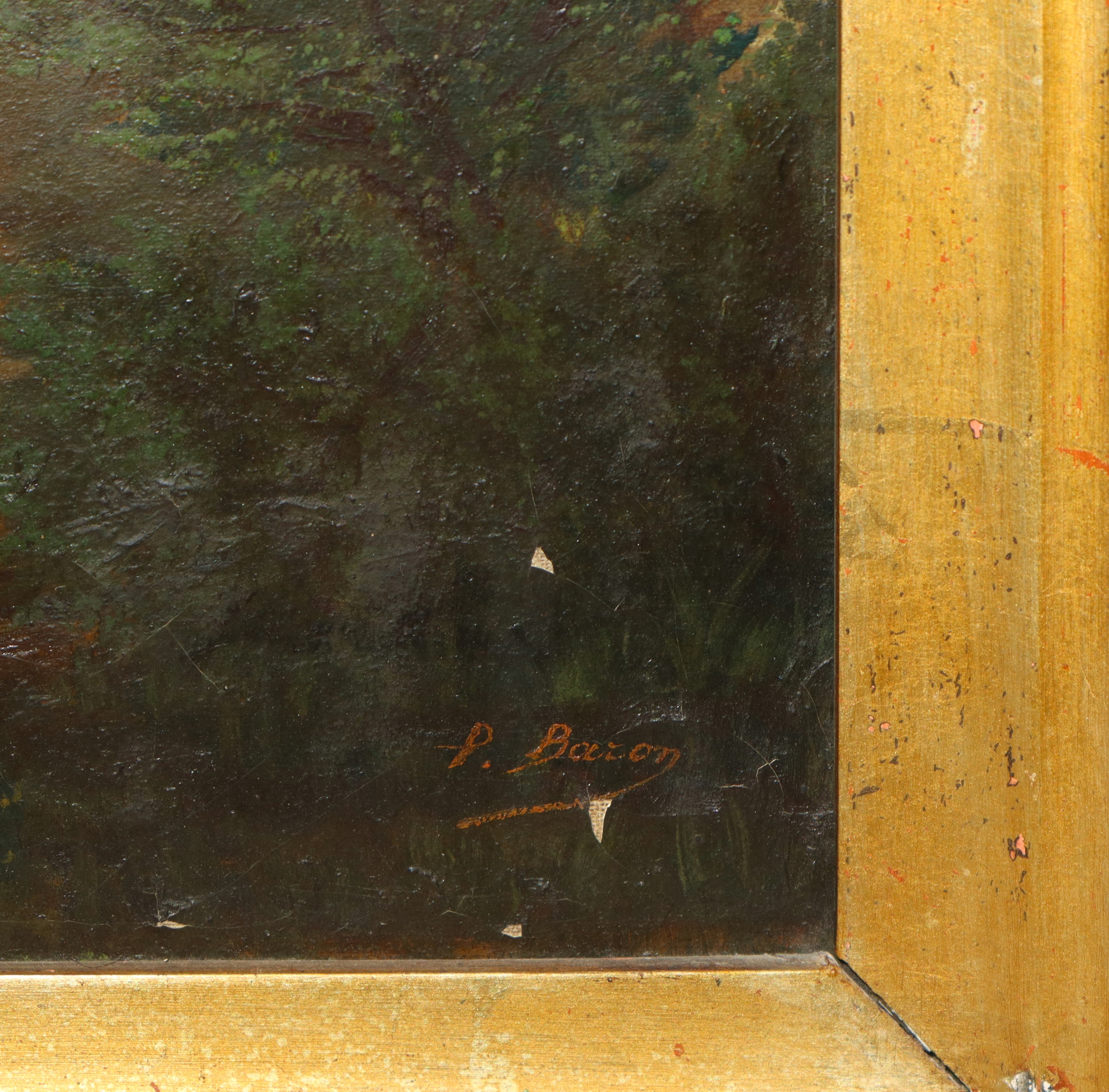 Paesaggio con castello