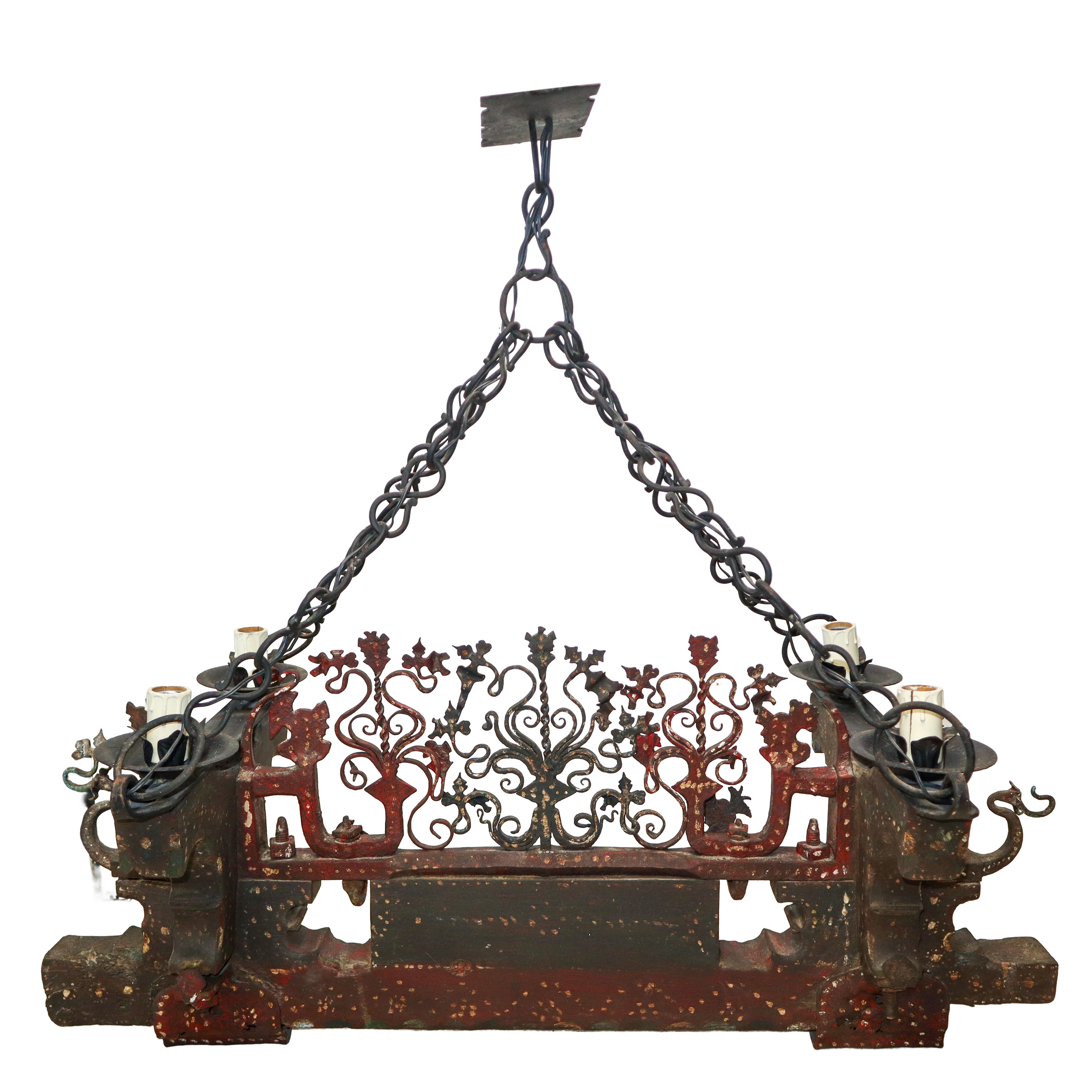 Sospensione costituita da un frammento di carretto