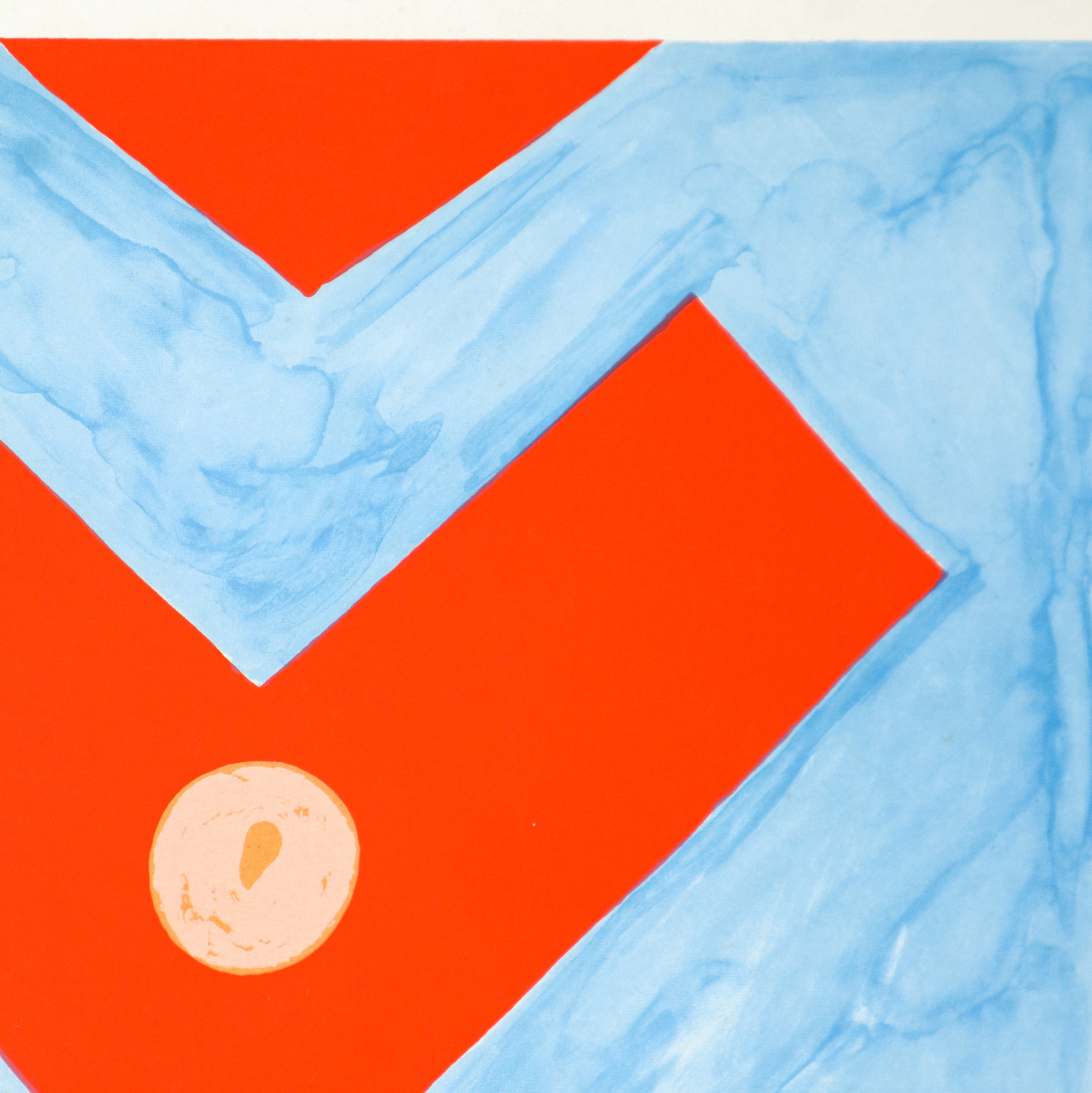 Giulio Turcato - Senza titolo 2, serigrafia a colori