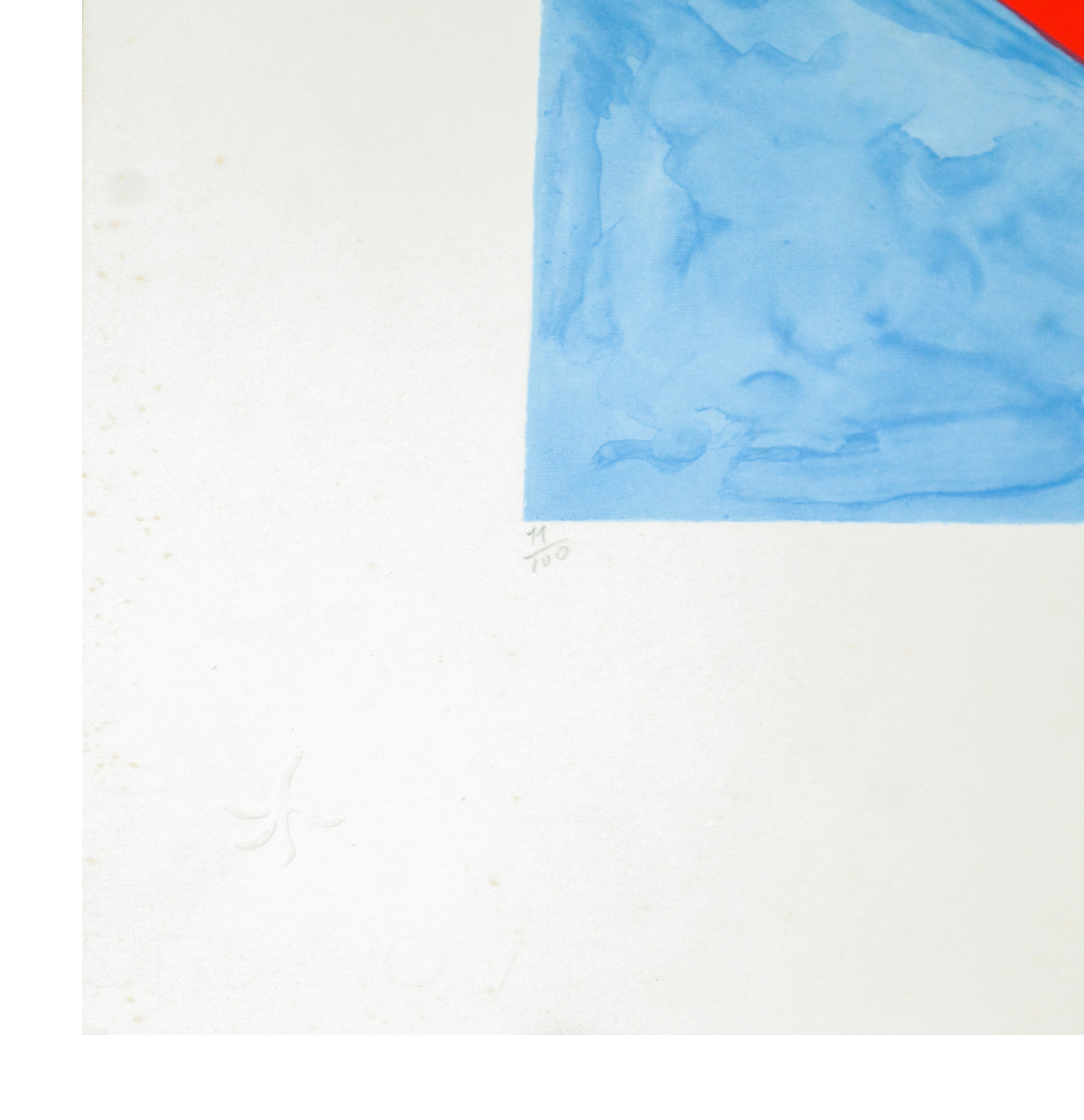 Giulio Turcato - Senza titolo 2, serigrafia a colori