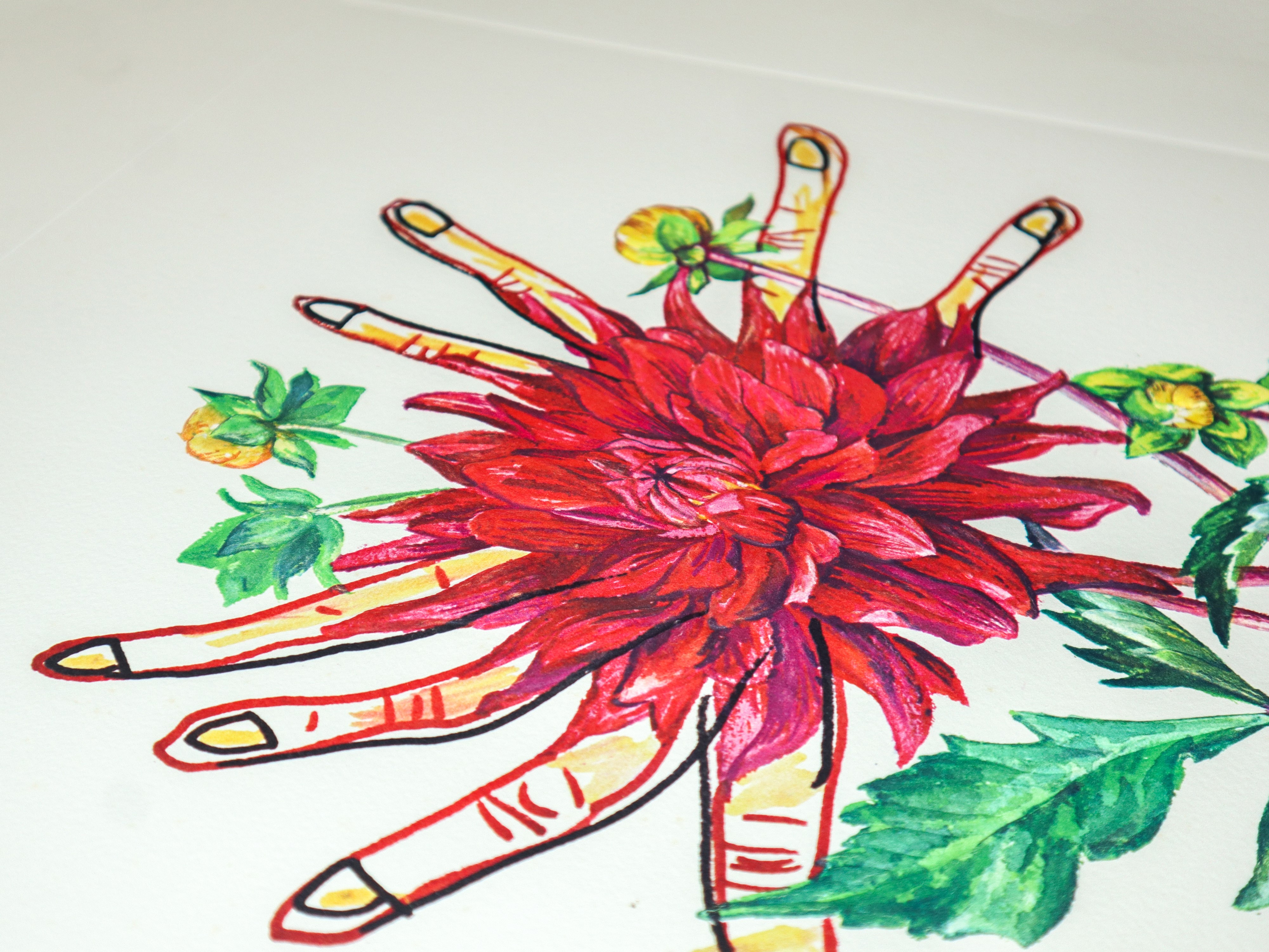 Fiori surrealisti: Dahlia rapax