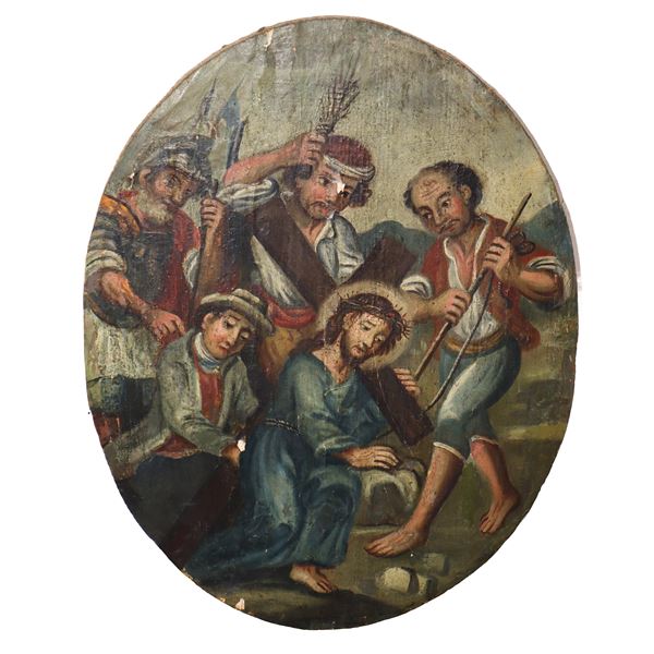 Cristo Crucifero, stazione della via Crucis