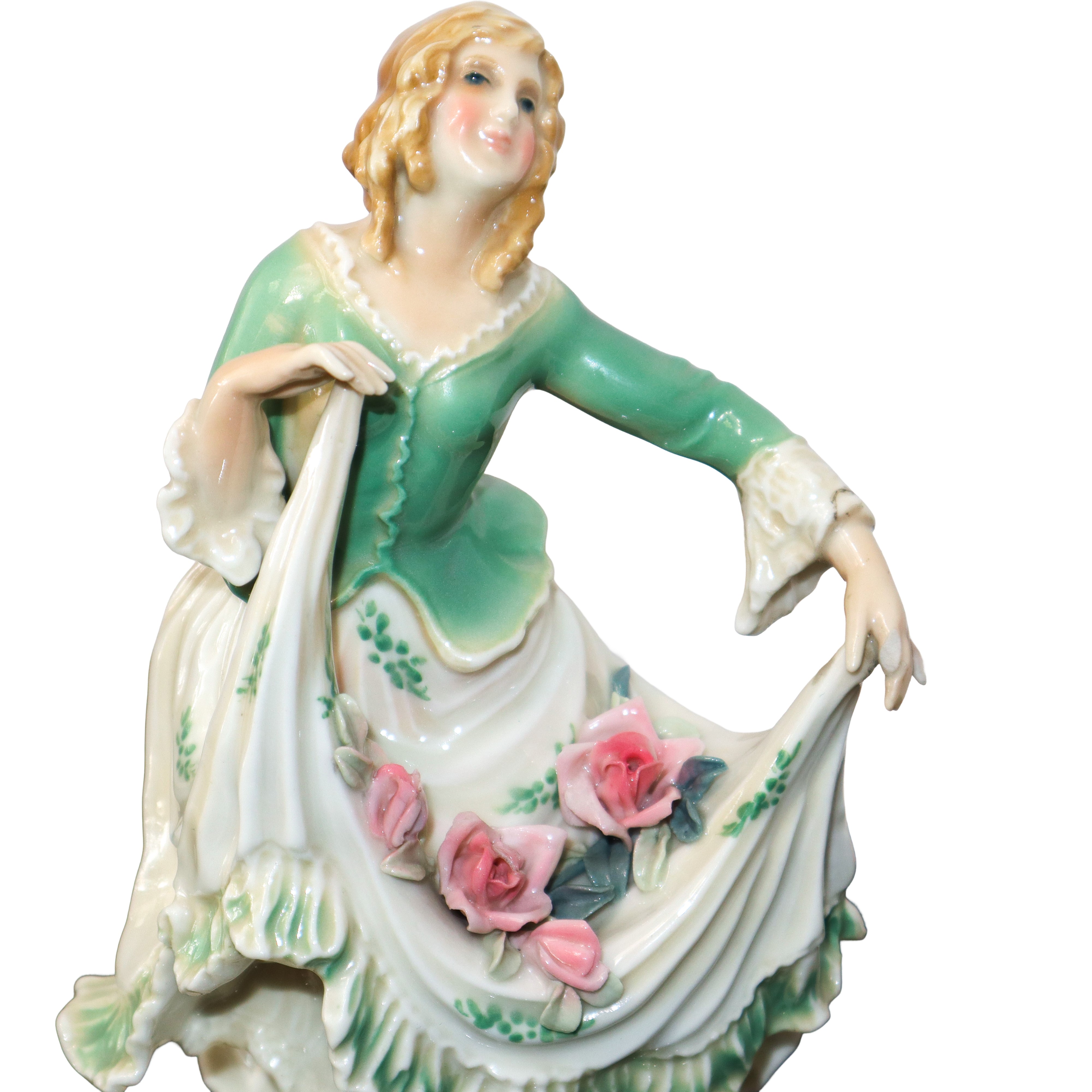 Dama danzante, piccola statua in porcellana