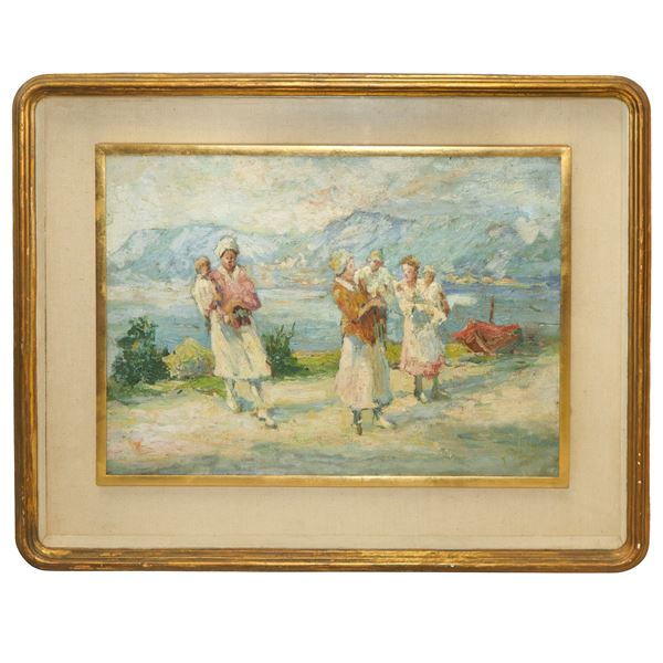 Leonardo Ruggero - Donne con bambini in braccio