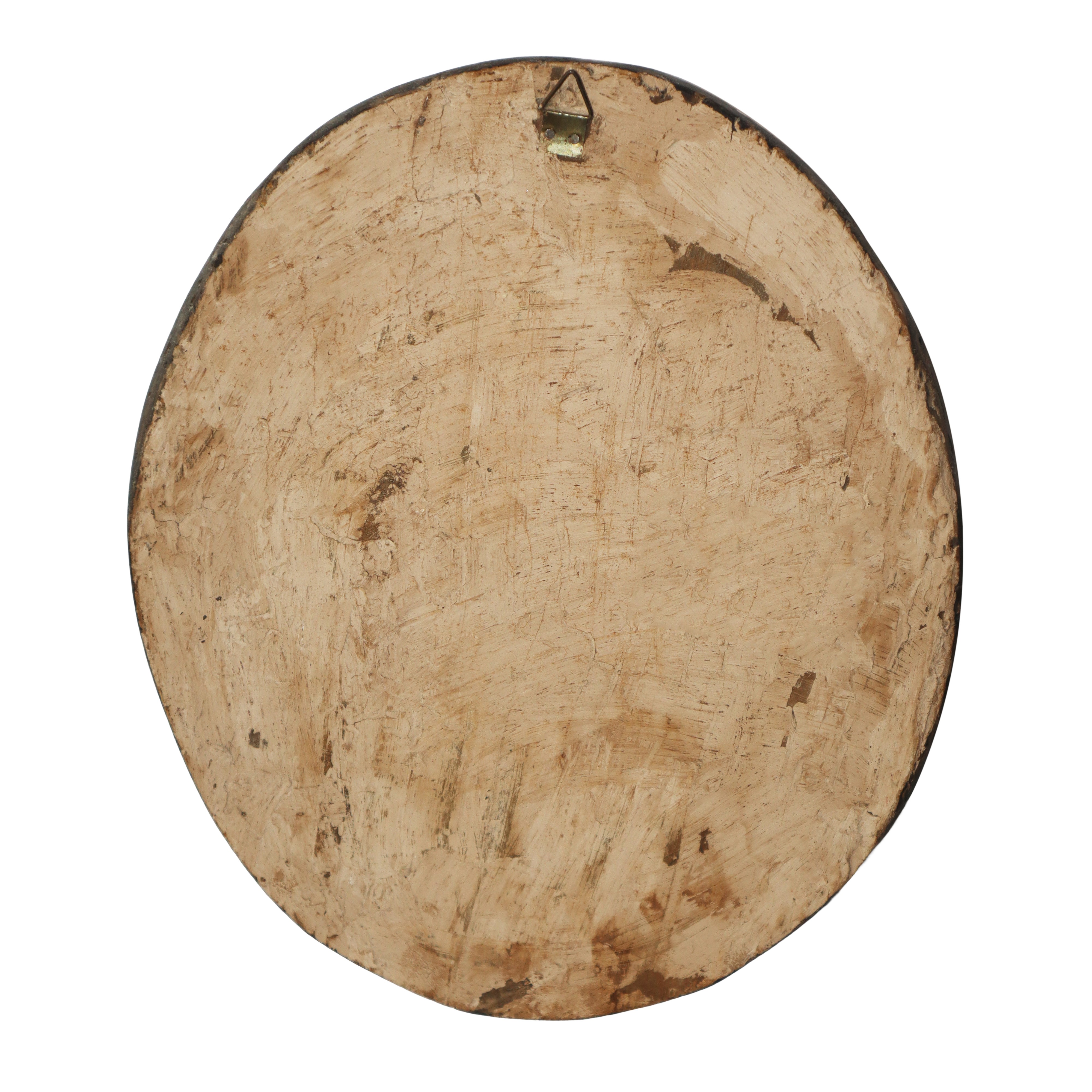 Madonna con bambino, Ovale.