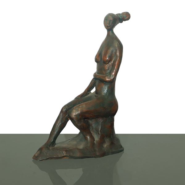 Cesare D'Angelo - Nude of a seated woman