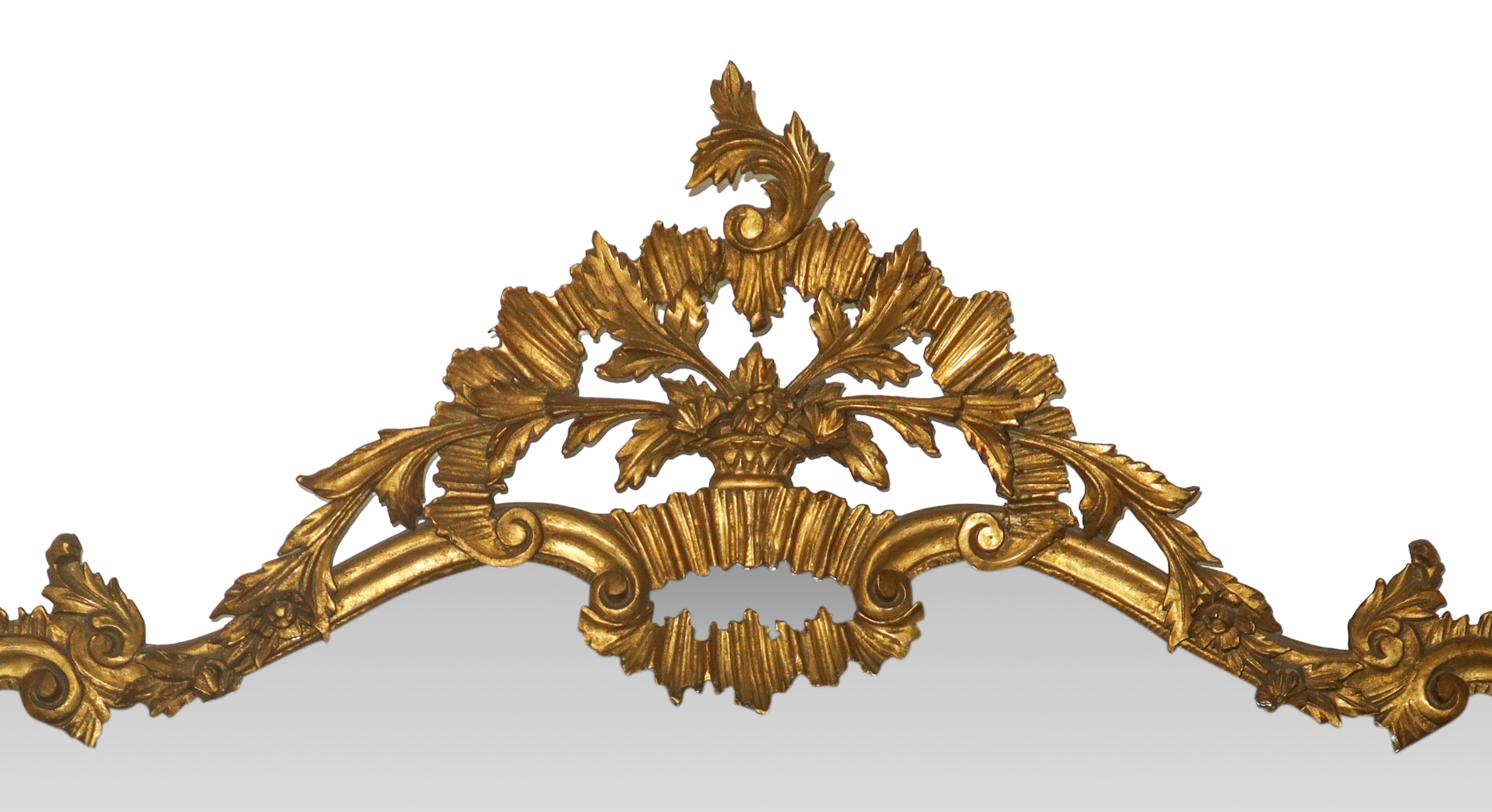 Specchiera in cornice dorata