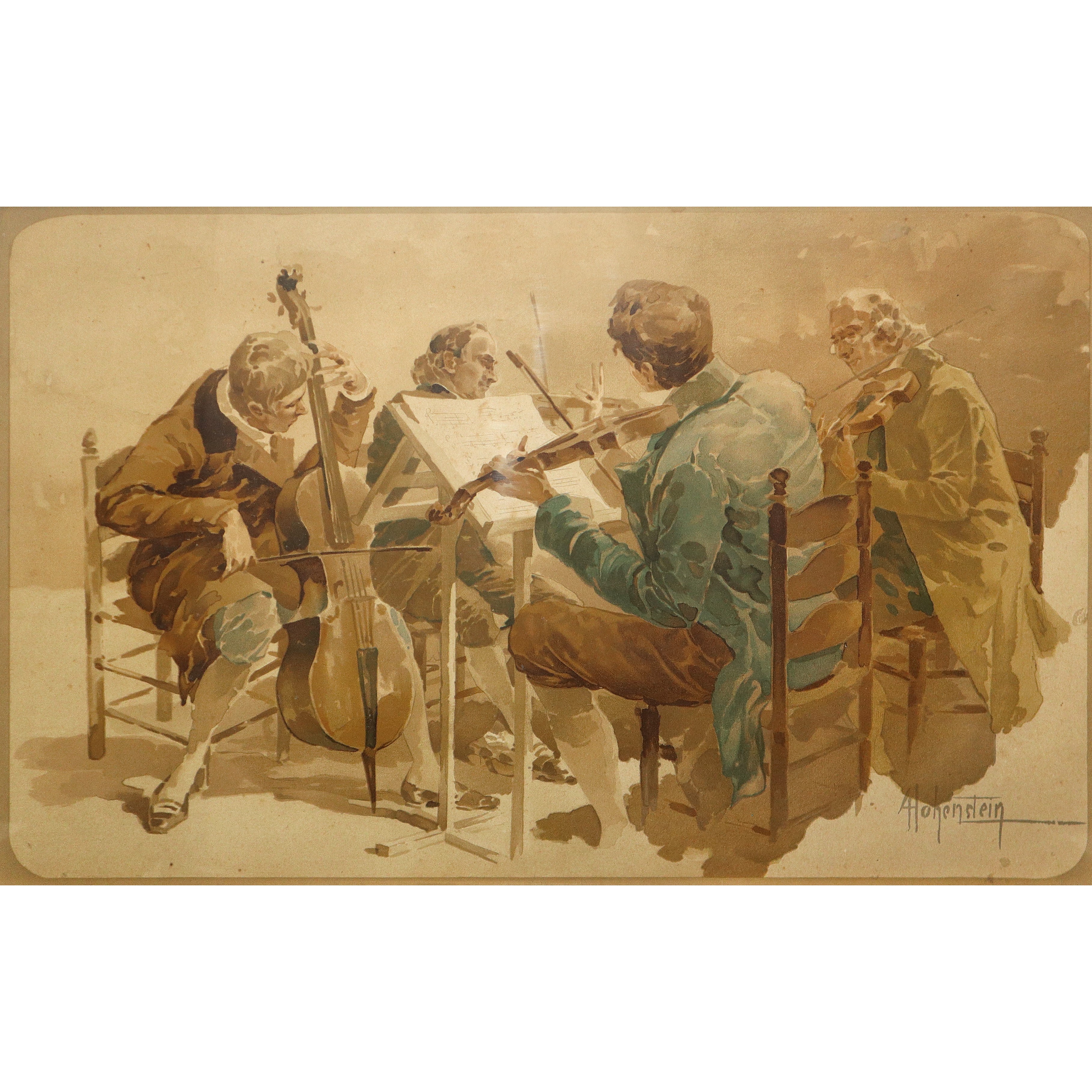 Tre violinisti e un violoncello