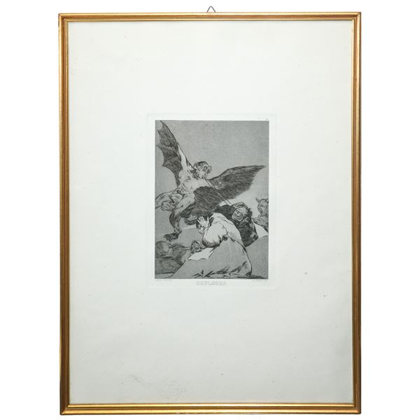 Francisco de Goya - Soplones - &#39;&#39;Los Caprichos&#39;&#39; Series
