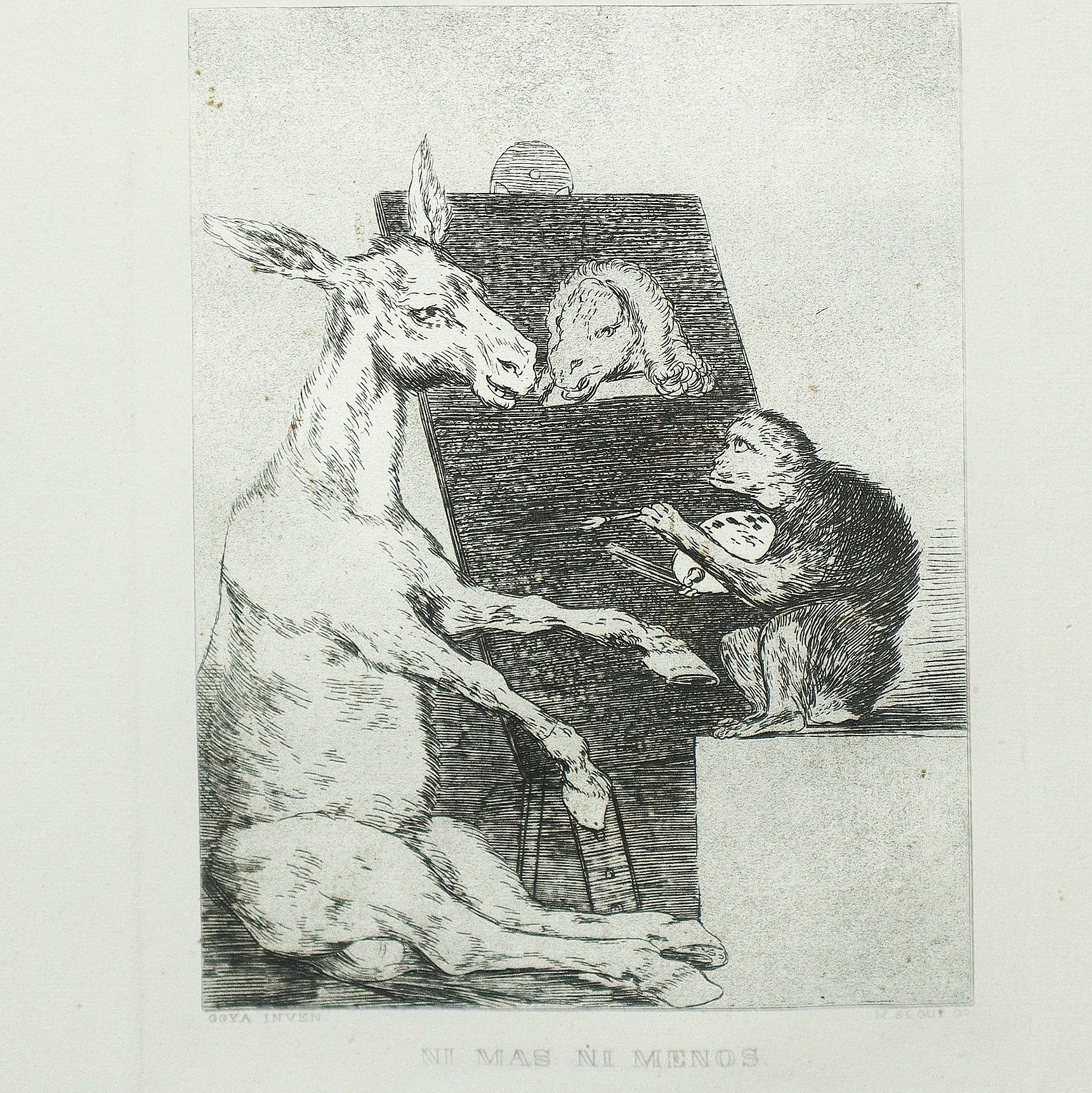 Ni mas ni menos - Serie ''Los Caprichos'' (1799)