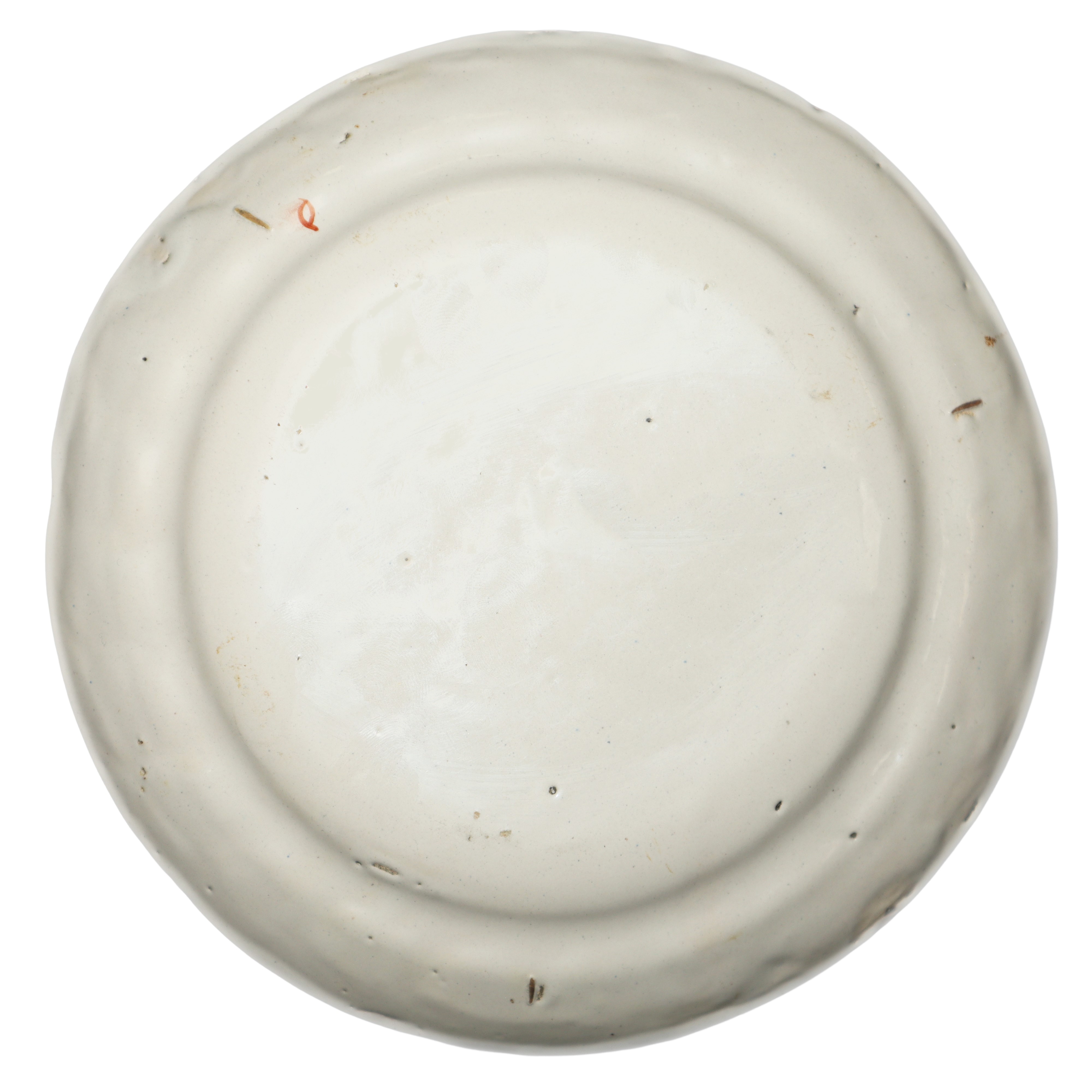 Piatto in ceramica di Talavera, XIX secolo, decorazione floreale